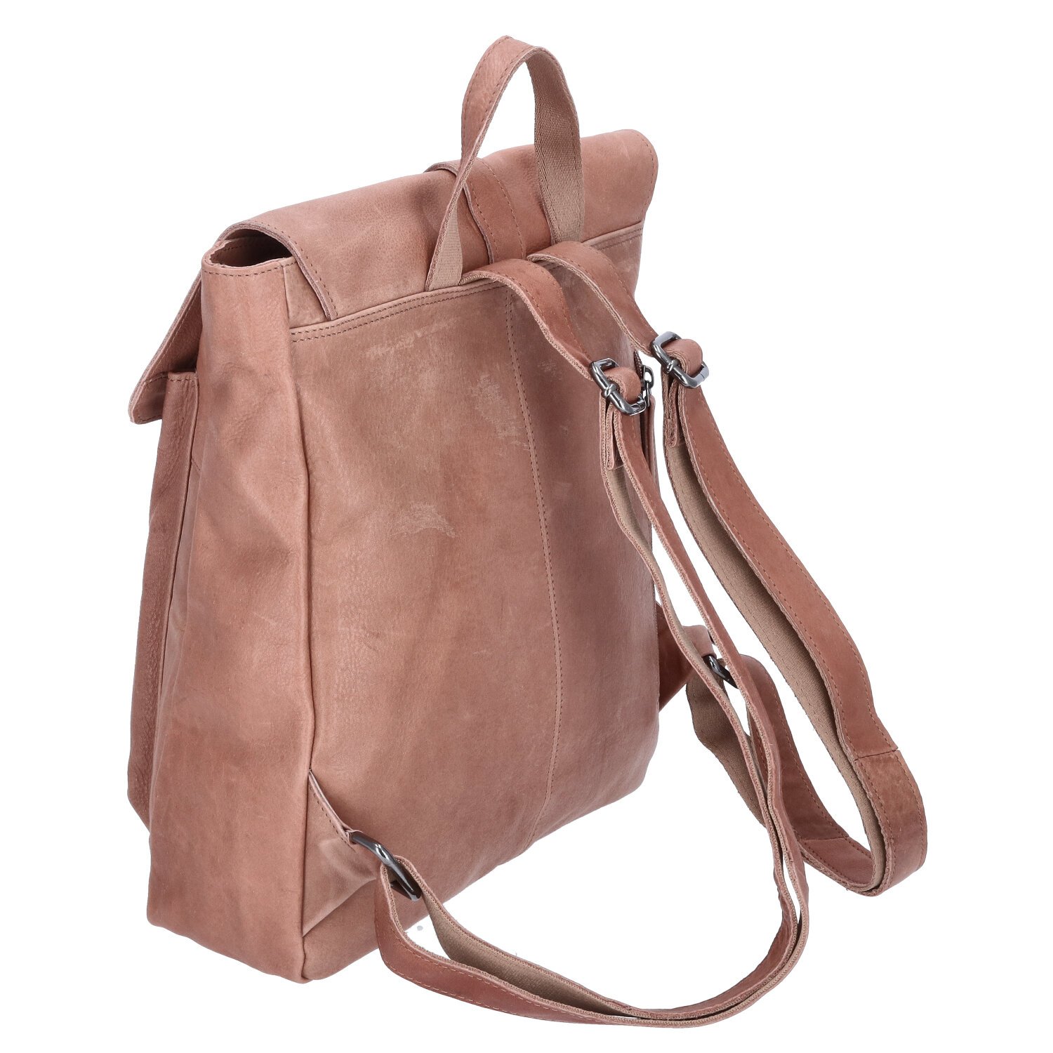 The Skandinavian Brand Damen Leder Rucksack  beige Abbildung 4