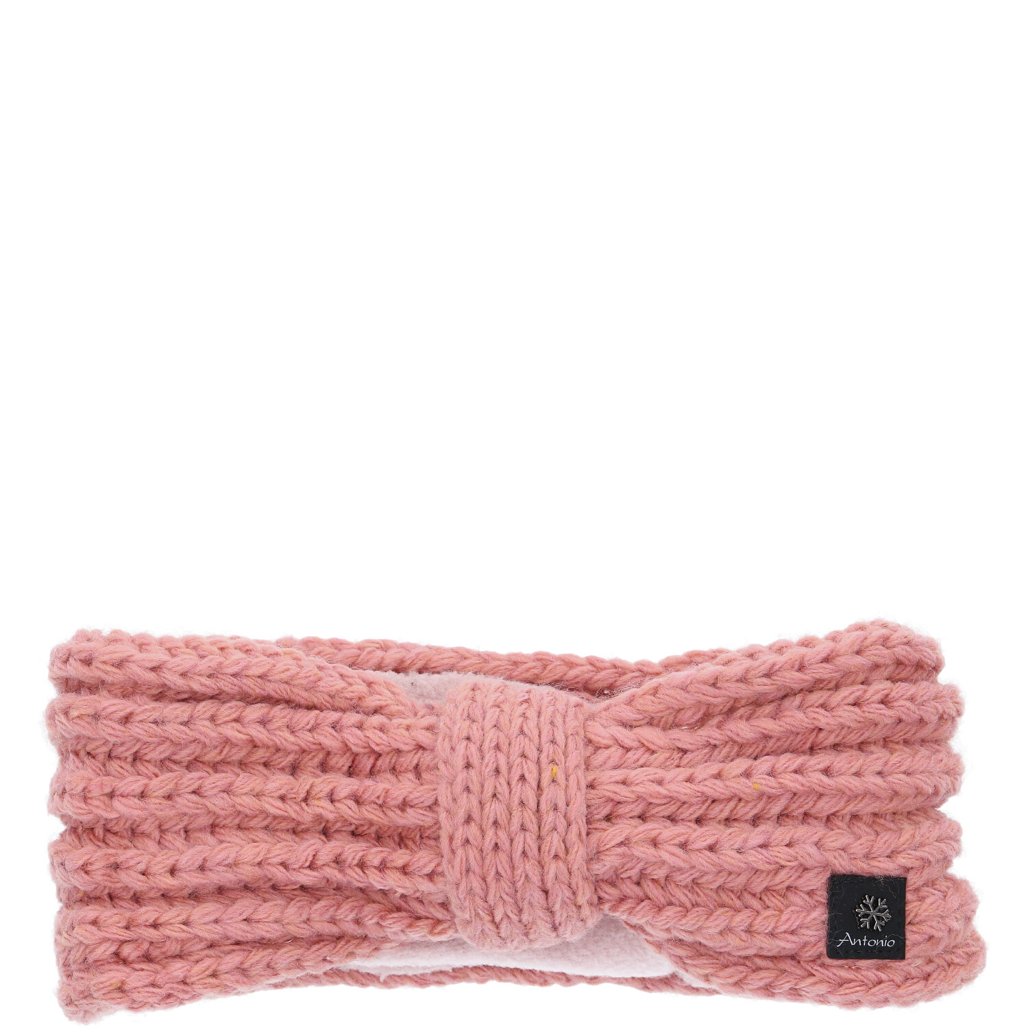 Antonio Damen Strick Stirnband mit Fleece  rosé Abbildung 1