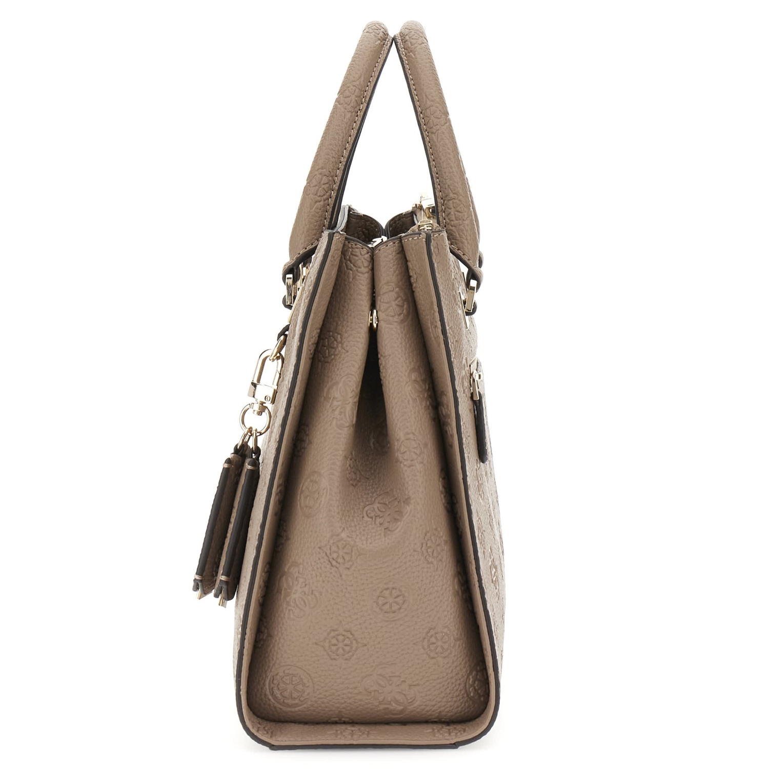 GUESS Handtasche Cresidia II Dark Taupe Logo Abbildung 3