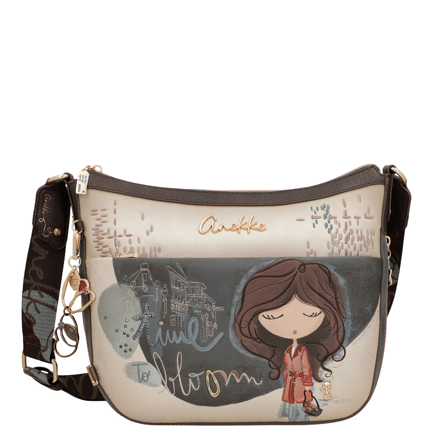 Anekke Damen Schultertasche Tulip multicolour Abbildung 1