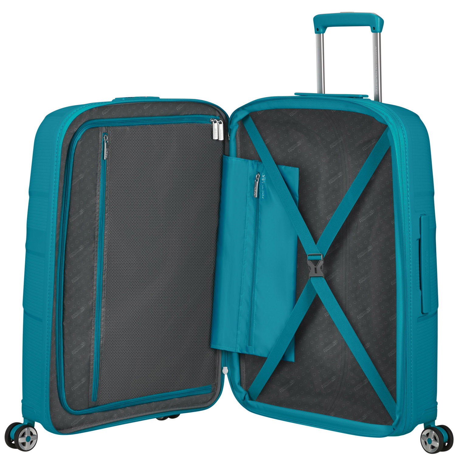 American Tourister Koffer mit 4 Rollen 77cm EXP. StarVibe verdigris Abbildung 5