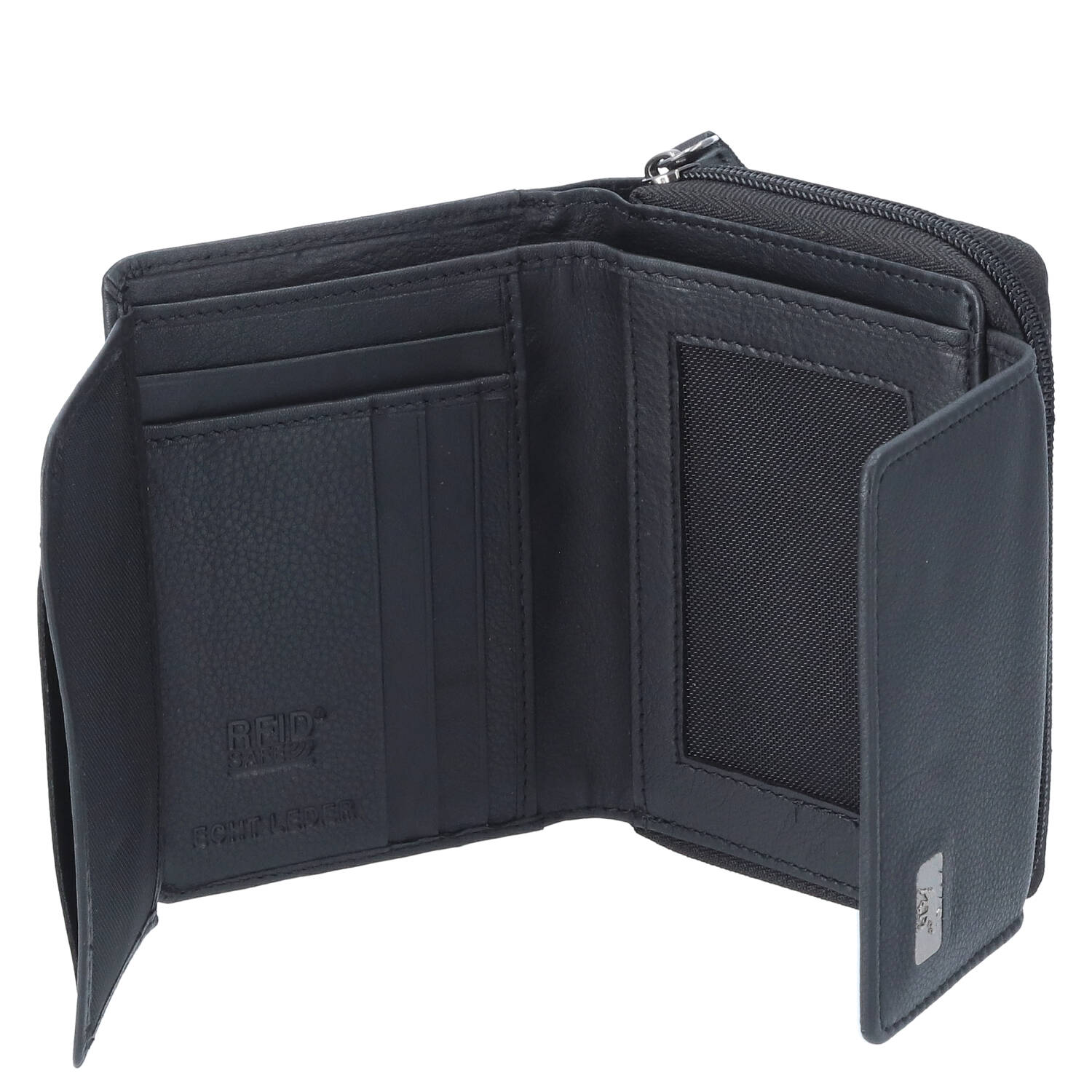 The Skandinavian Brand Leder Geldbörse  Black Abbildung 4