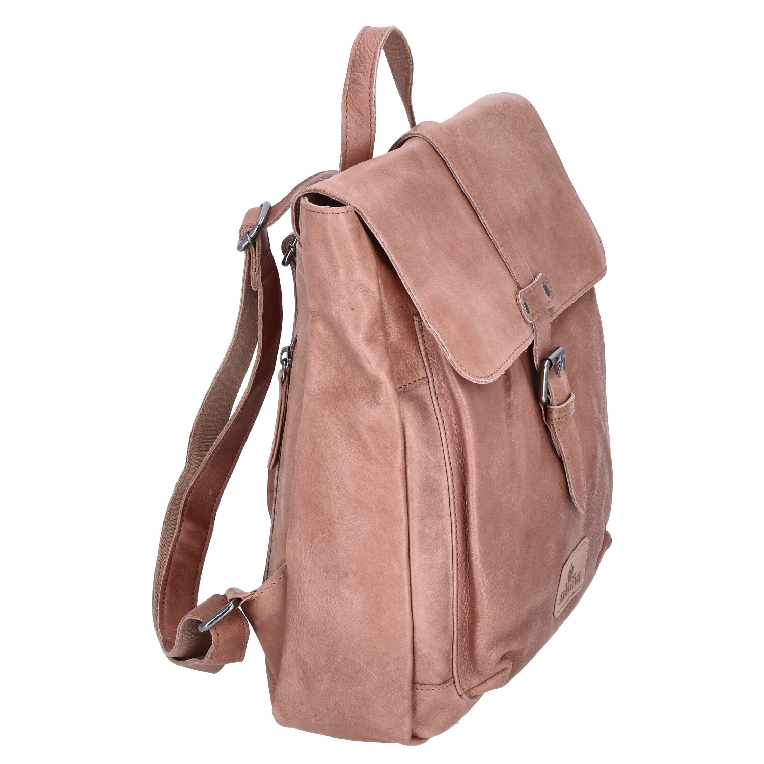 The Skandinavian Brand Damen Leder Rucksack  beige Abbildung 3