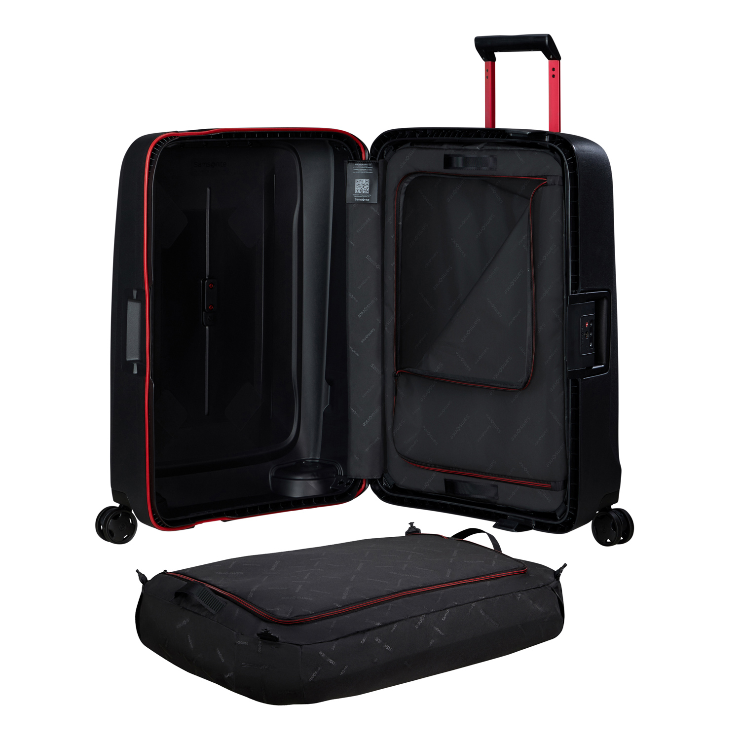 Samsonite Trolley mit 4 Rollen 69cm Essens charcoal/red Abbildung 8