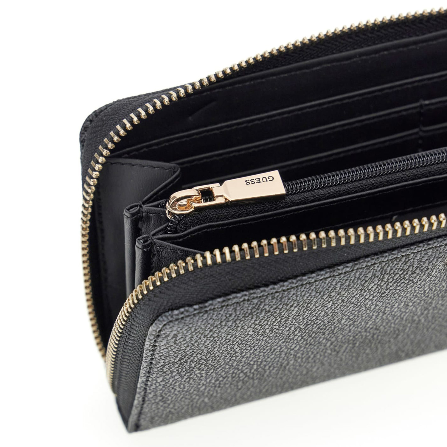 GUESS Damen Geldbörse Laurel II Coal Logo Abbildung 3