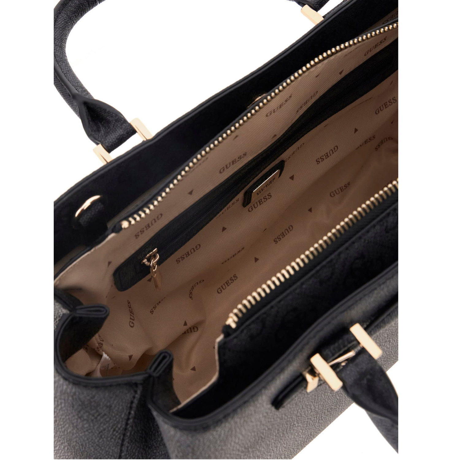 GUESS Handtasche Katya Coal Logo Abbildung 3