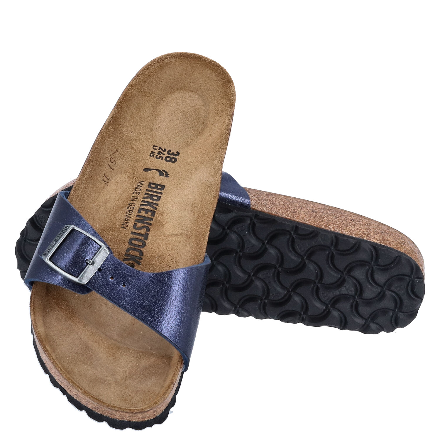 Birkenstock Sandalen Größe 38 Madrid BS Graceful Midnight Blue   Abbildung 1