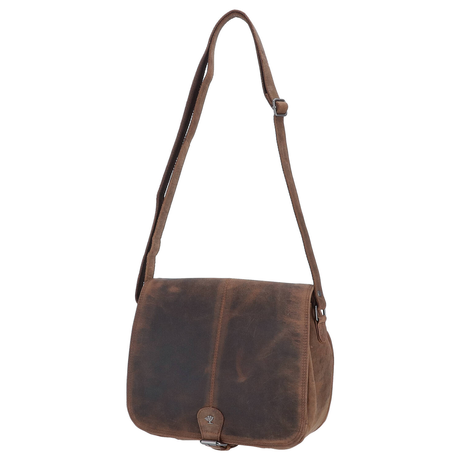 The Skandinavian Brand Leder Umhängetasche  Brown Abbildung 5