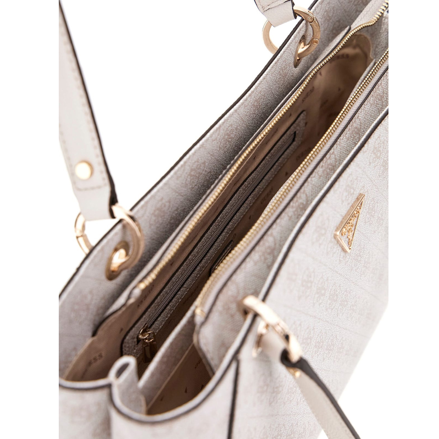GUESS Damen Shopper Noelle Bone Logo Abbildung 3