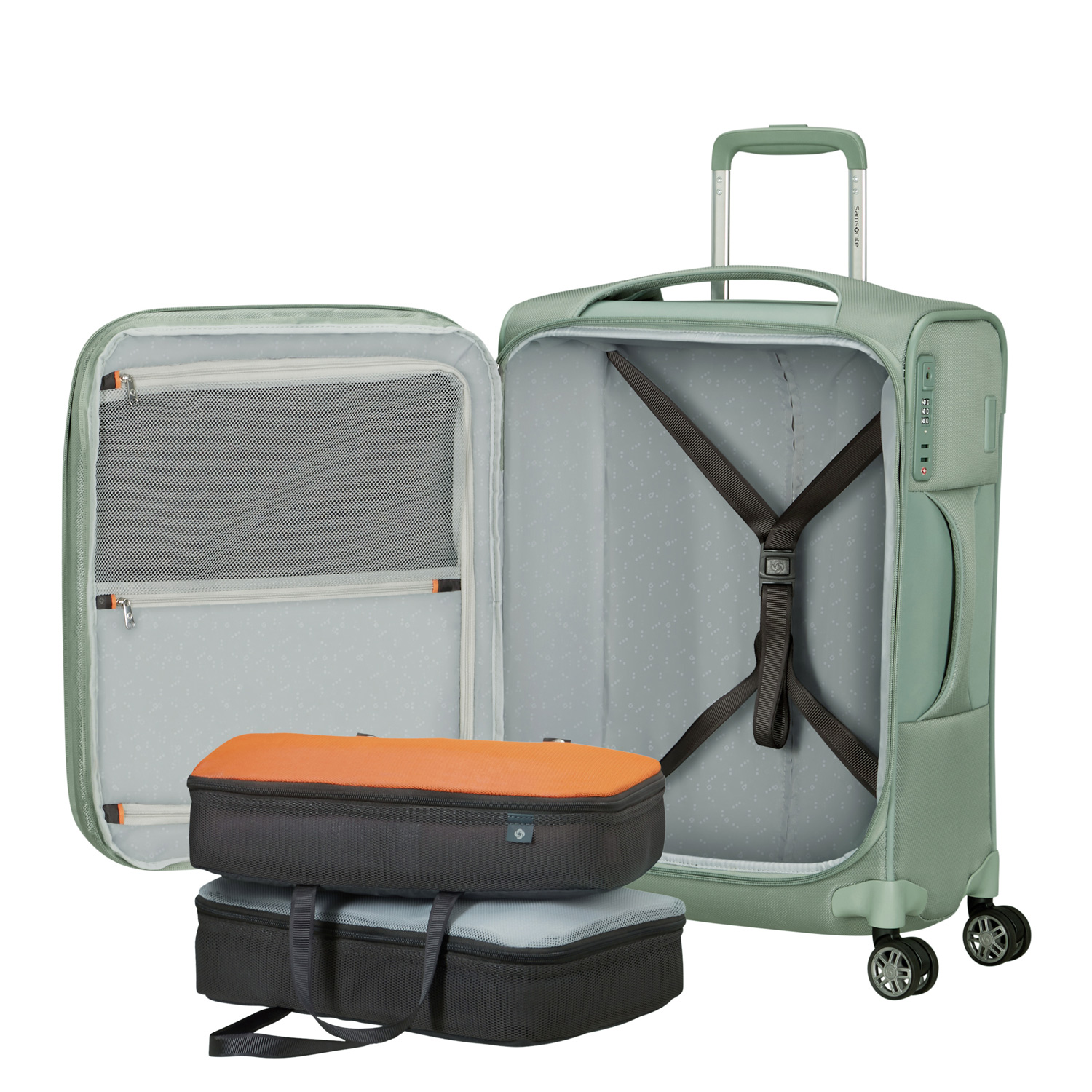 Samsonite 4-Rad Trolley 55/20 erweiterbar RE-Lite sage Abbildung 6