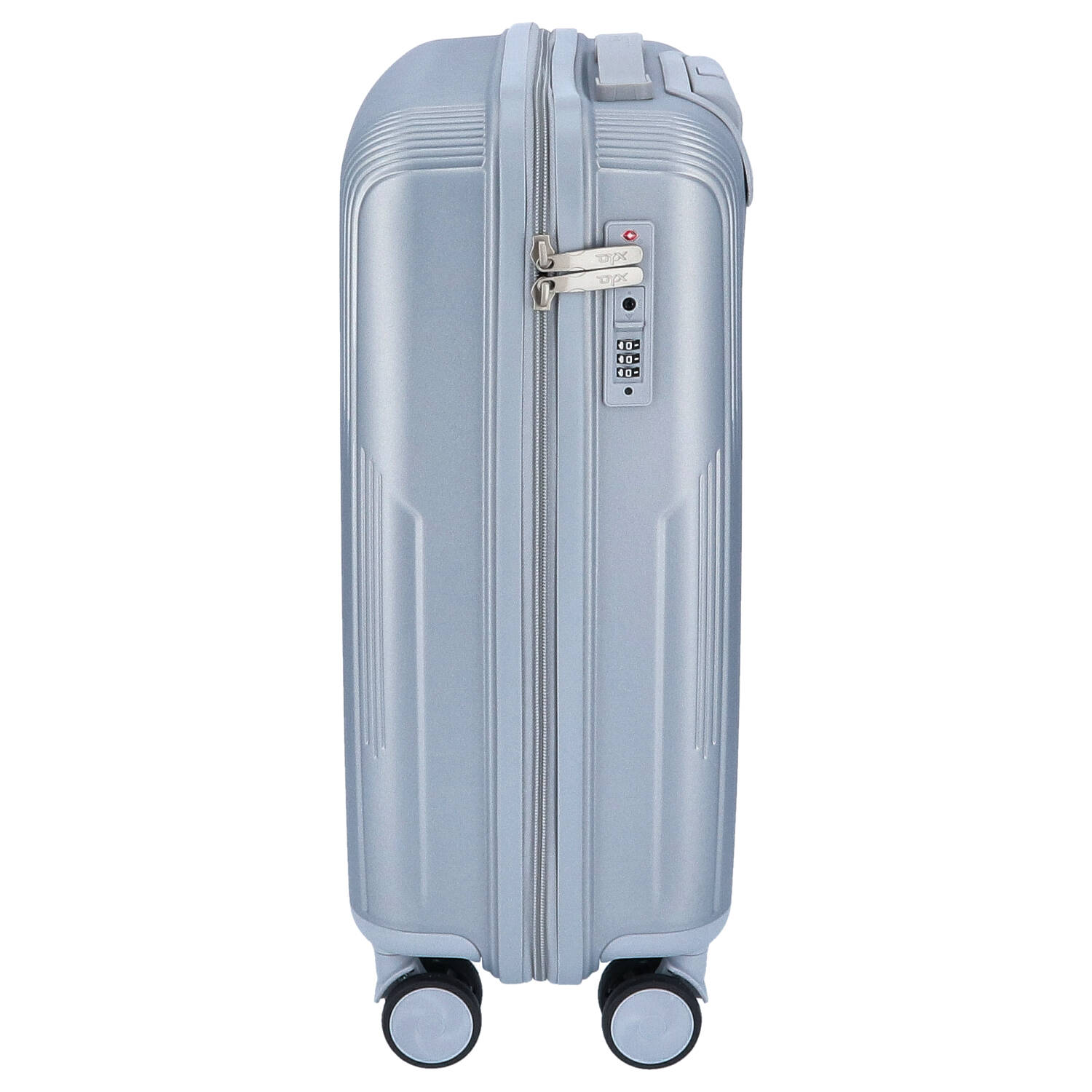 DYX 4 Rollen Koffer S 56 cm Palermo silber Abbildung 3