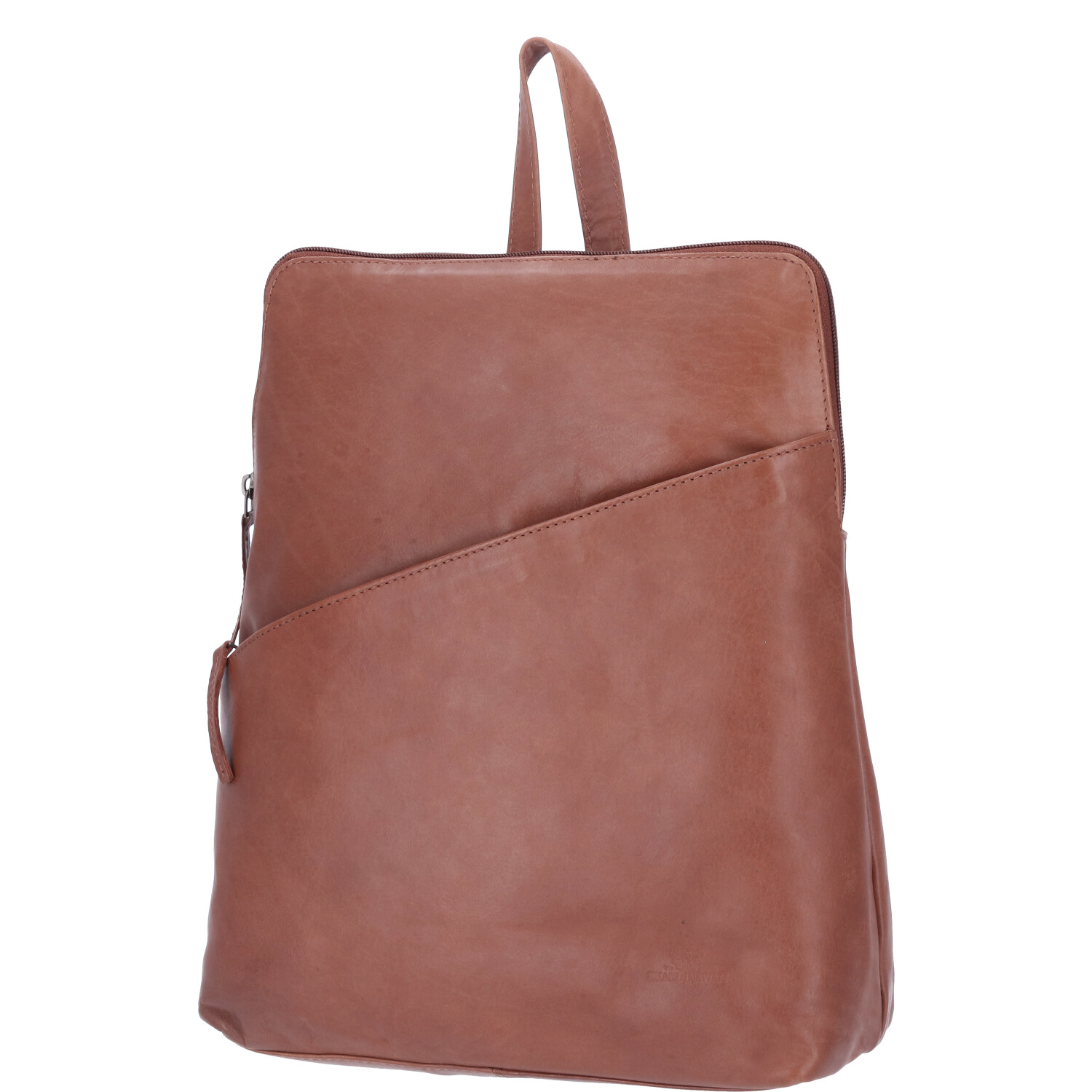 The Skandinavian Brand Damen Leder Rucksack  Cognac Abbildung 1