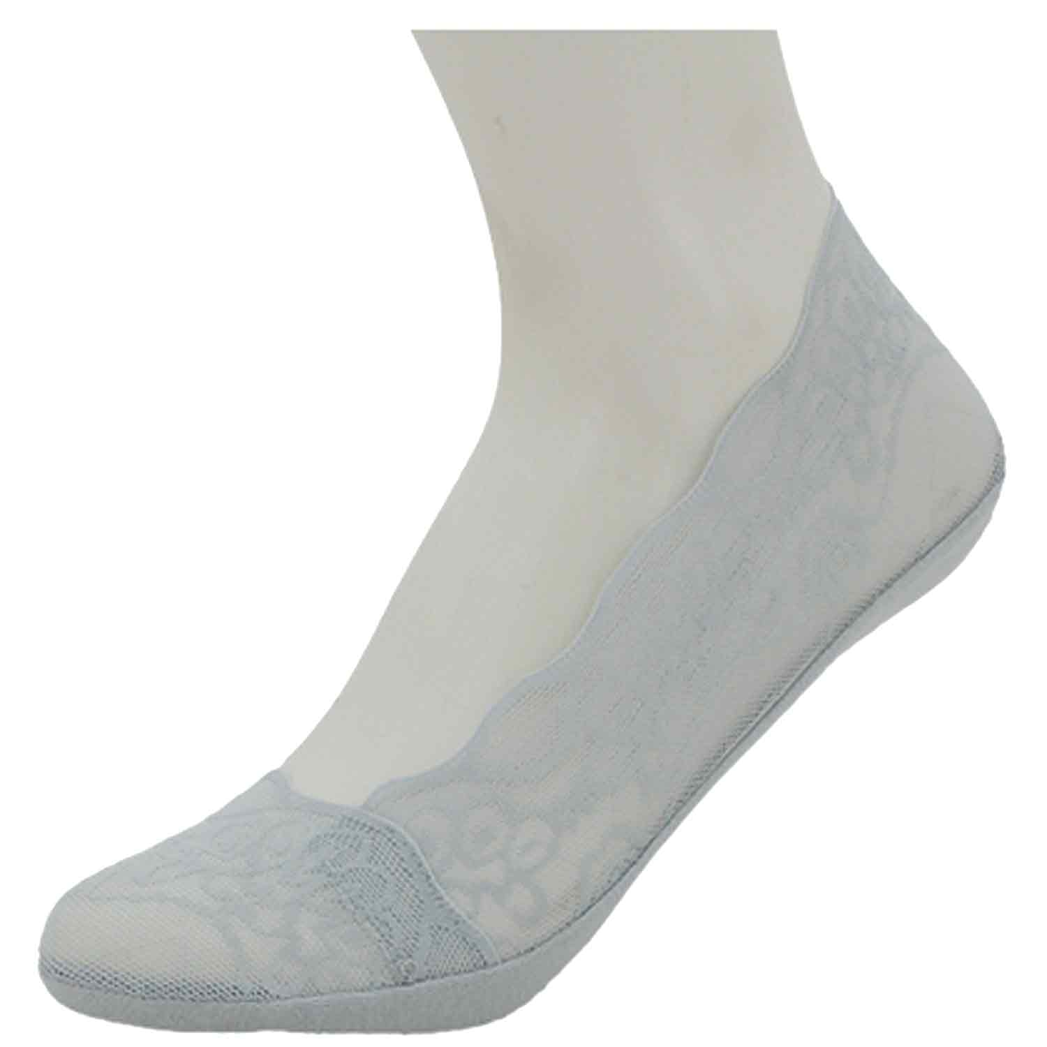 The Skandinavian Brand 5er Pack Ballerina Socken mit Spitze Gr. 36-41 blau