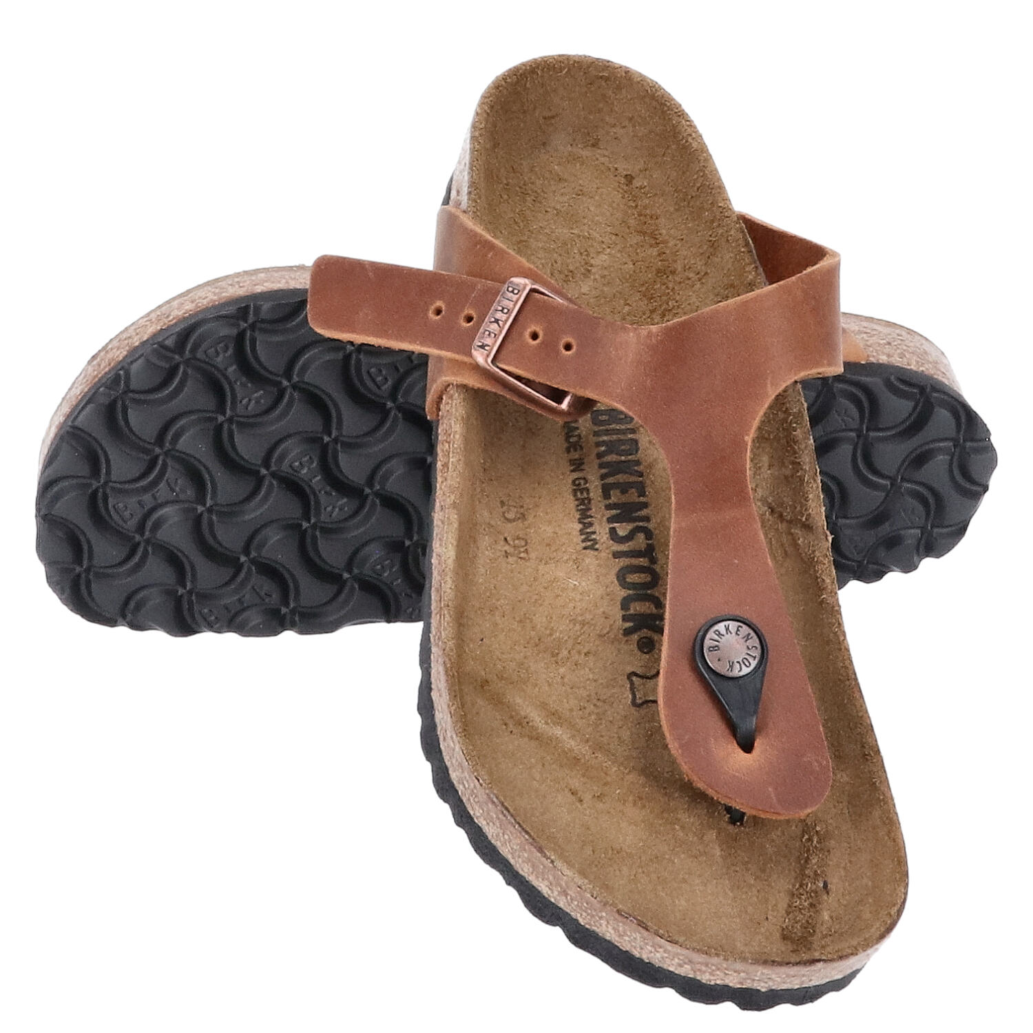 Birkenstock Sandalen Größe 36 Gizeh BS Antique Brown   Abbildung 1