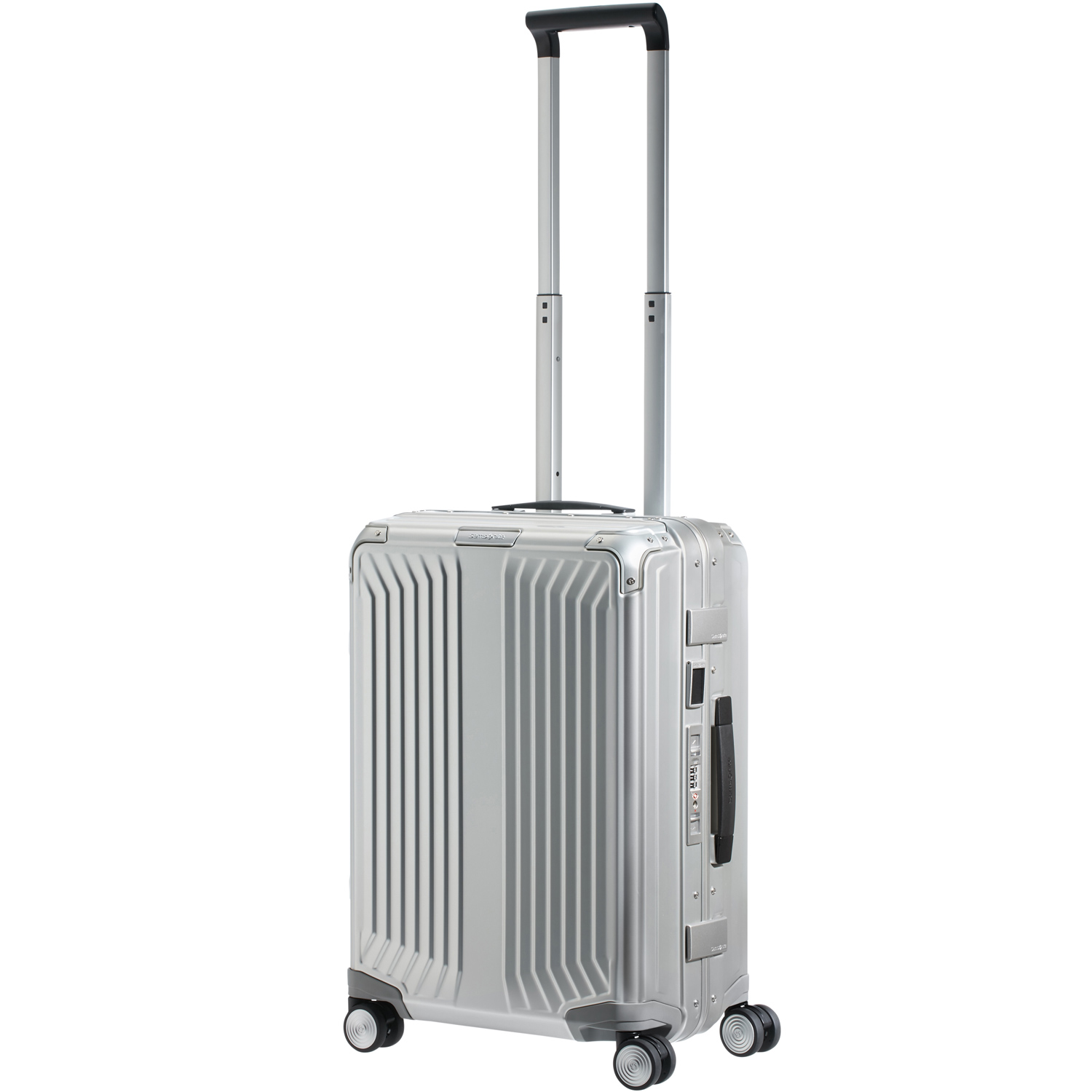 Samsonite Trolley mit 4 Rollen 55cm Lite-Box Aluminium silber Abbildung 10