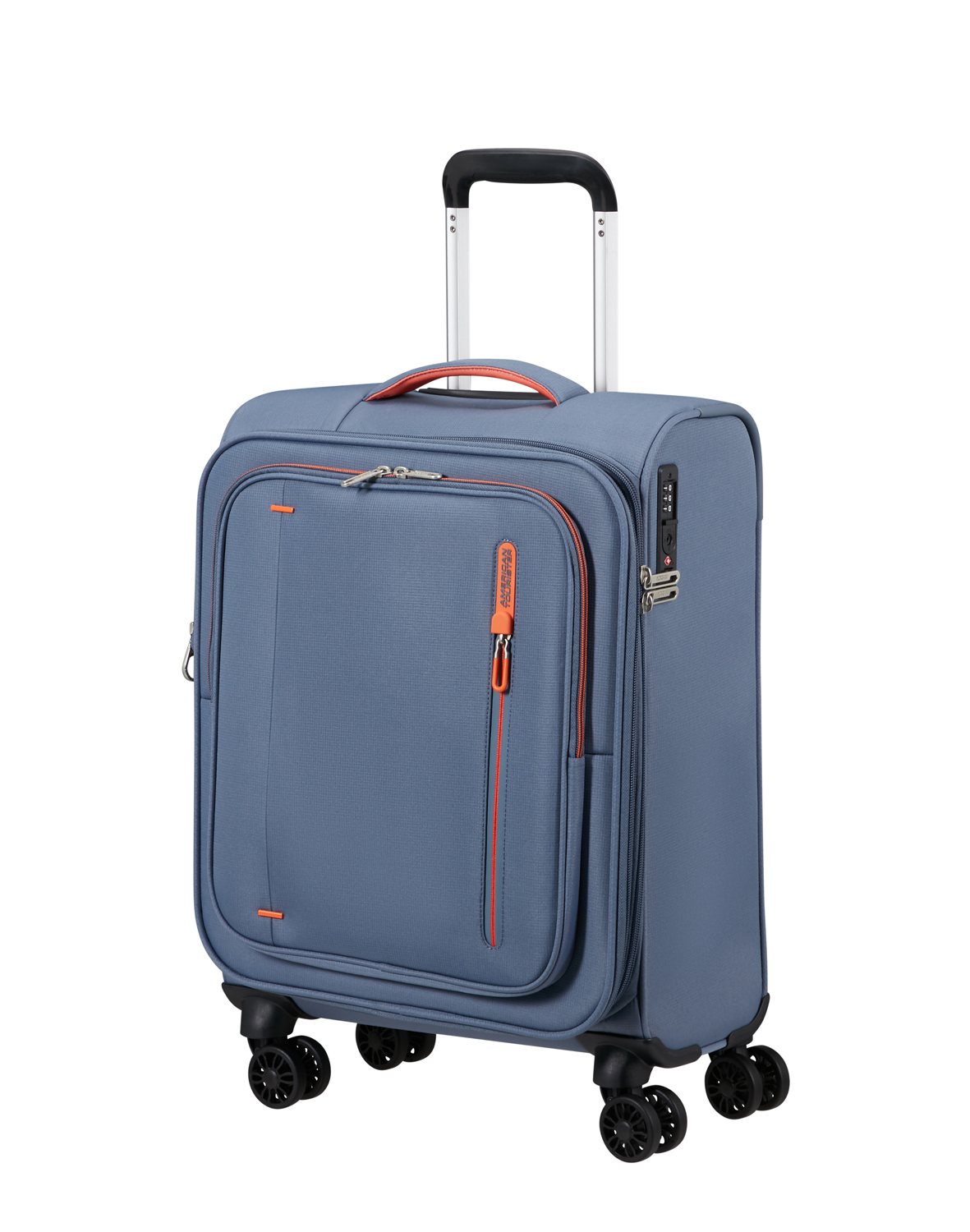 American Tourister Trolley mit 4 Rollen 55 cm Cloudrider stone Blue Abbildung 1