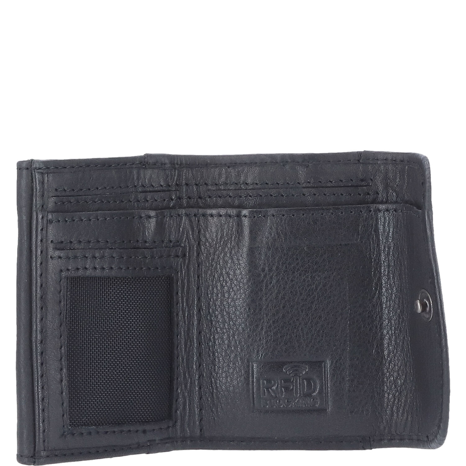 The Skandinavian Brand Leder Geldbörse Mini  schwarz Abbildung 3