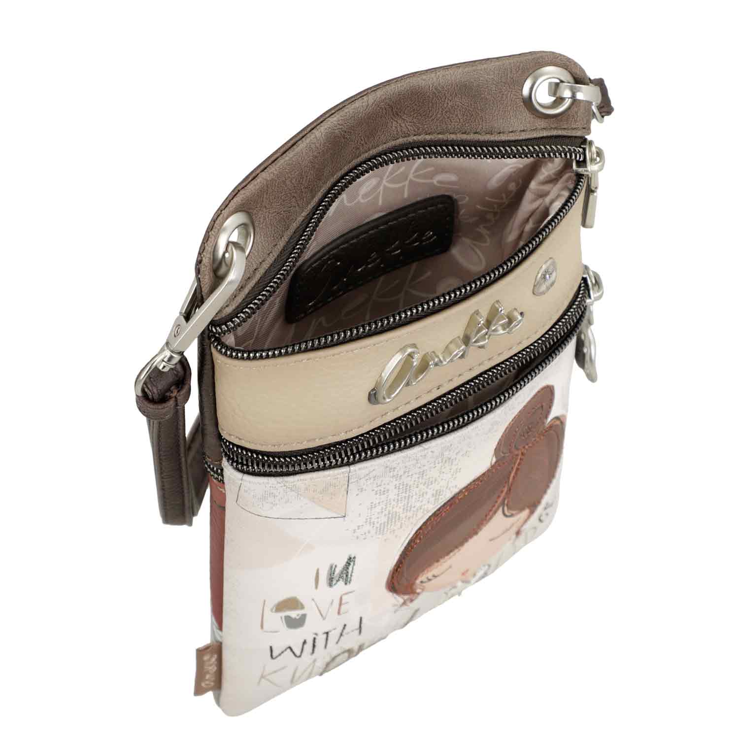 Anekke Damen Mini Umhängetasche Mini Bolso Bandolera multicolour Abbildung 4