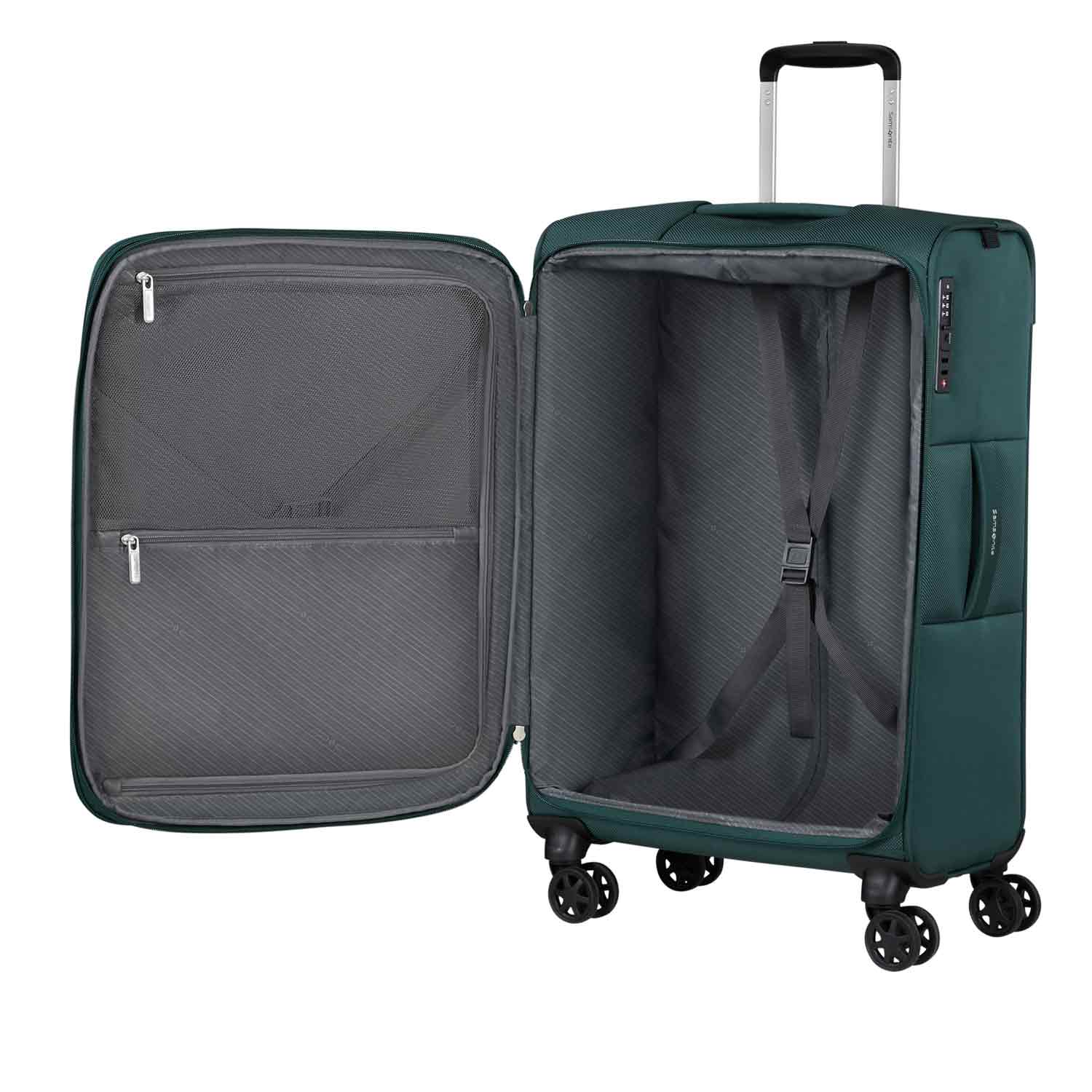 Samsonite Trolley mit 4 Rollen 67 cm Base Breeze dark green Abbildung 6