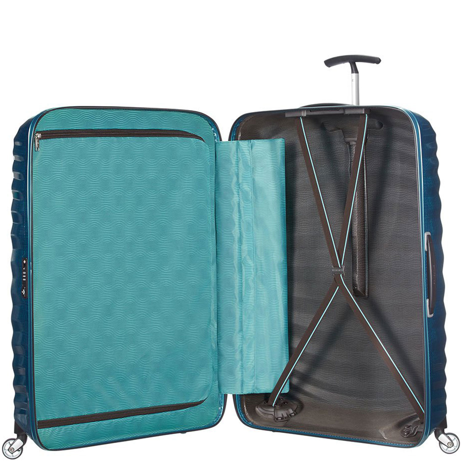 Samsonite Spinner 81/30 4 Rollen Lite-Shock Petrol Blue Abbildung 3