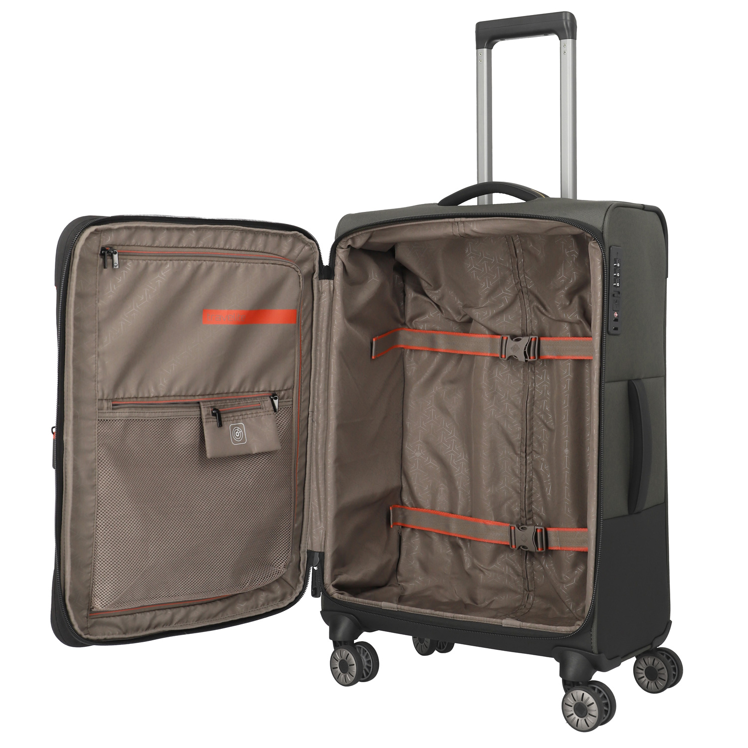 Travelite 4-Rad Trolley M Crosslite 5.0 olive Abbildung 5