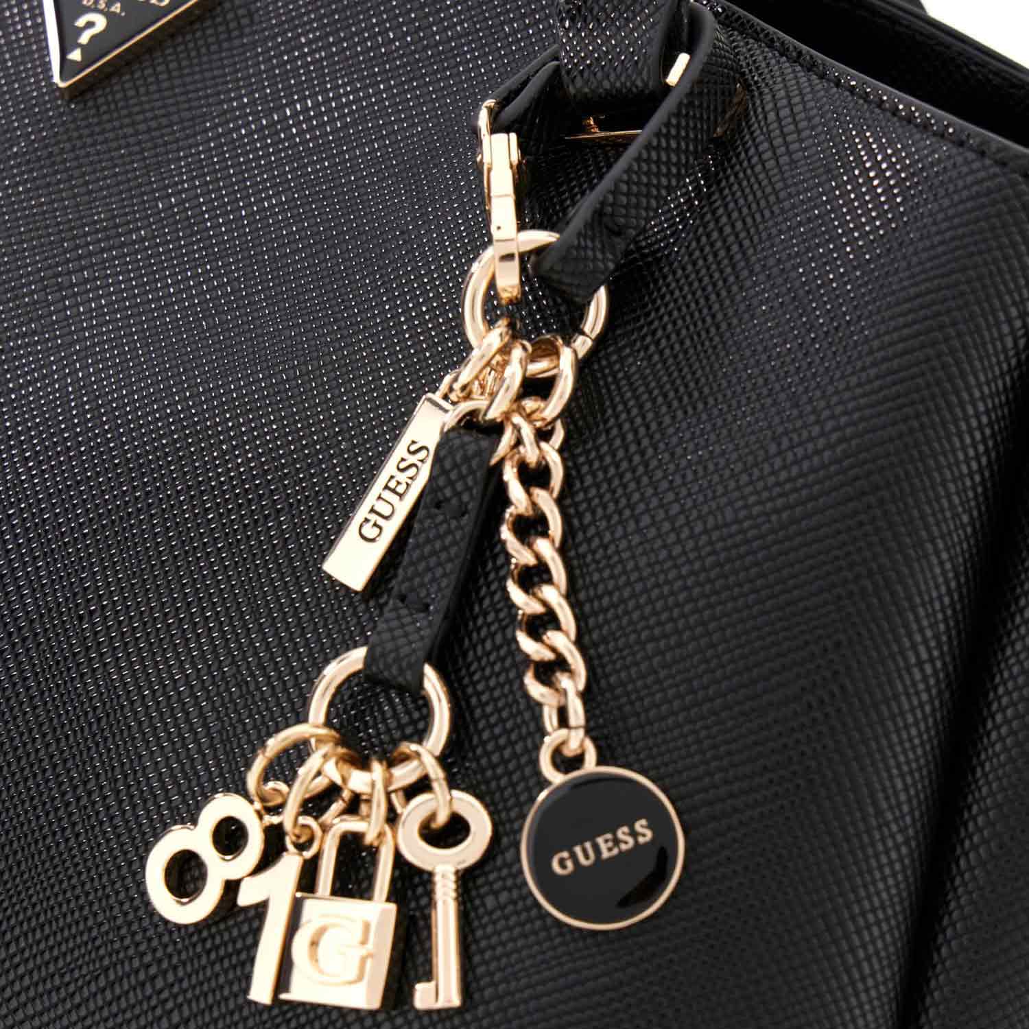 GUESS Handtasche Gilda 3 Comp Black Abbildung 4