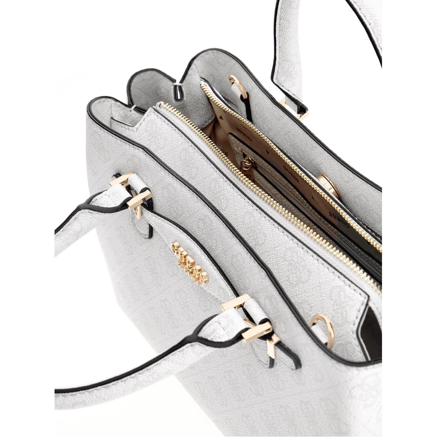 GUESS Handtasche Katya White Logo Abbildung 3