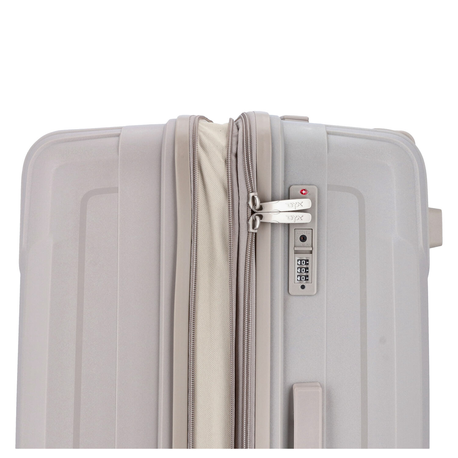 DYX 4 Rollen Trolley 3er Set S/M/L New York beige Abbildung 6