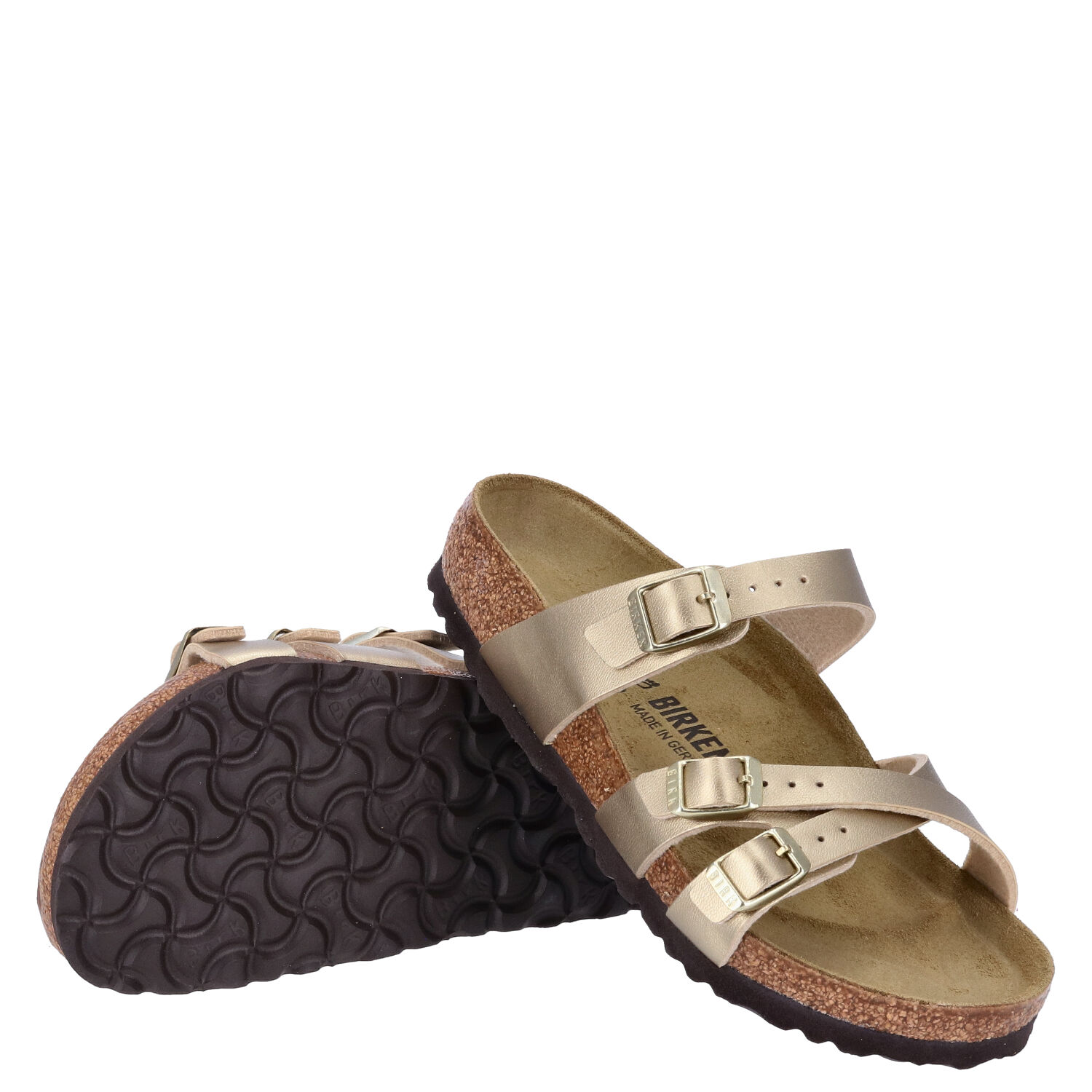 Birkenstock Sandalenn Größe 36 Franca gold  