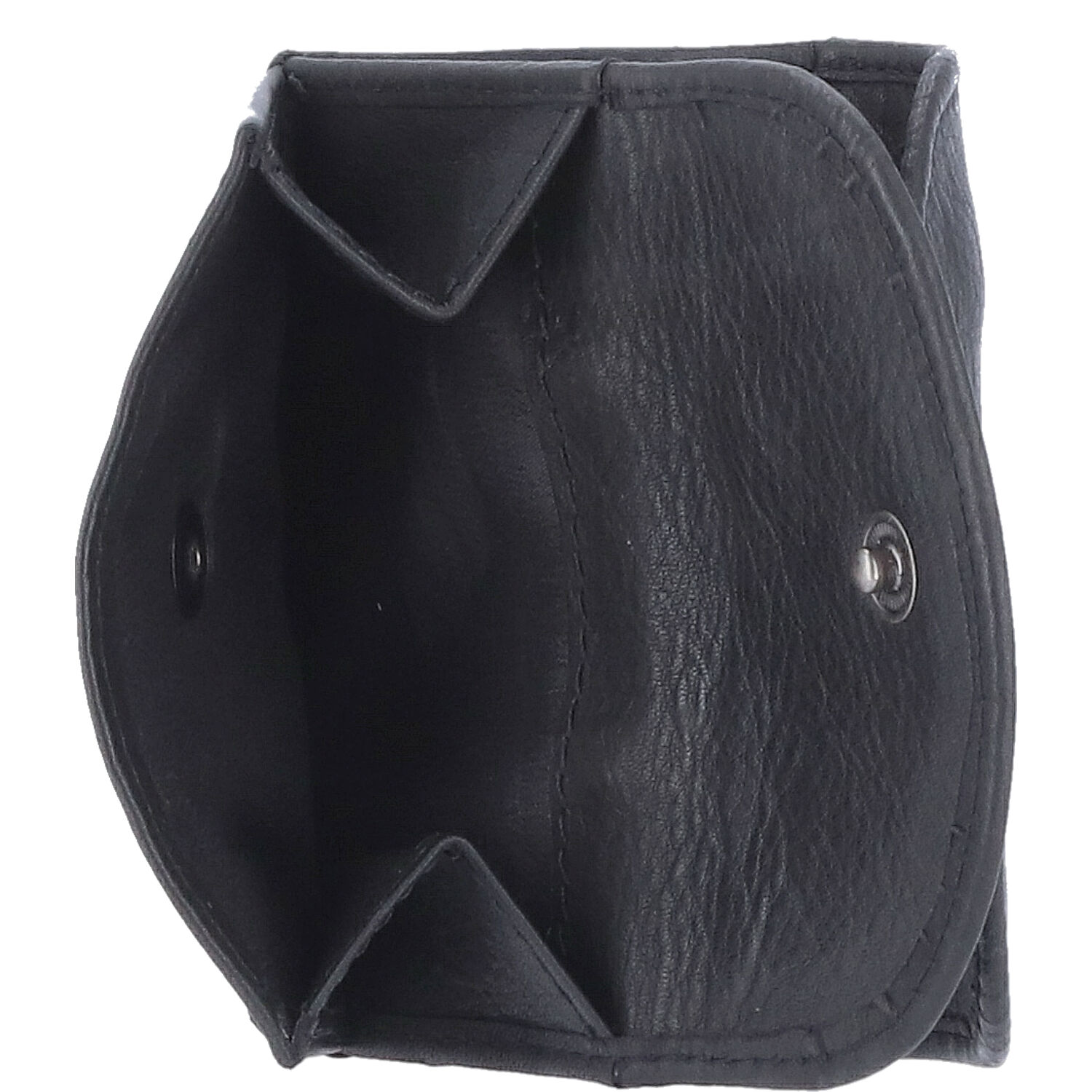 The Skandinavian Brand Leder Geldbörse Mini  schwarz Abbildung 4