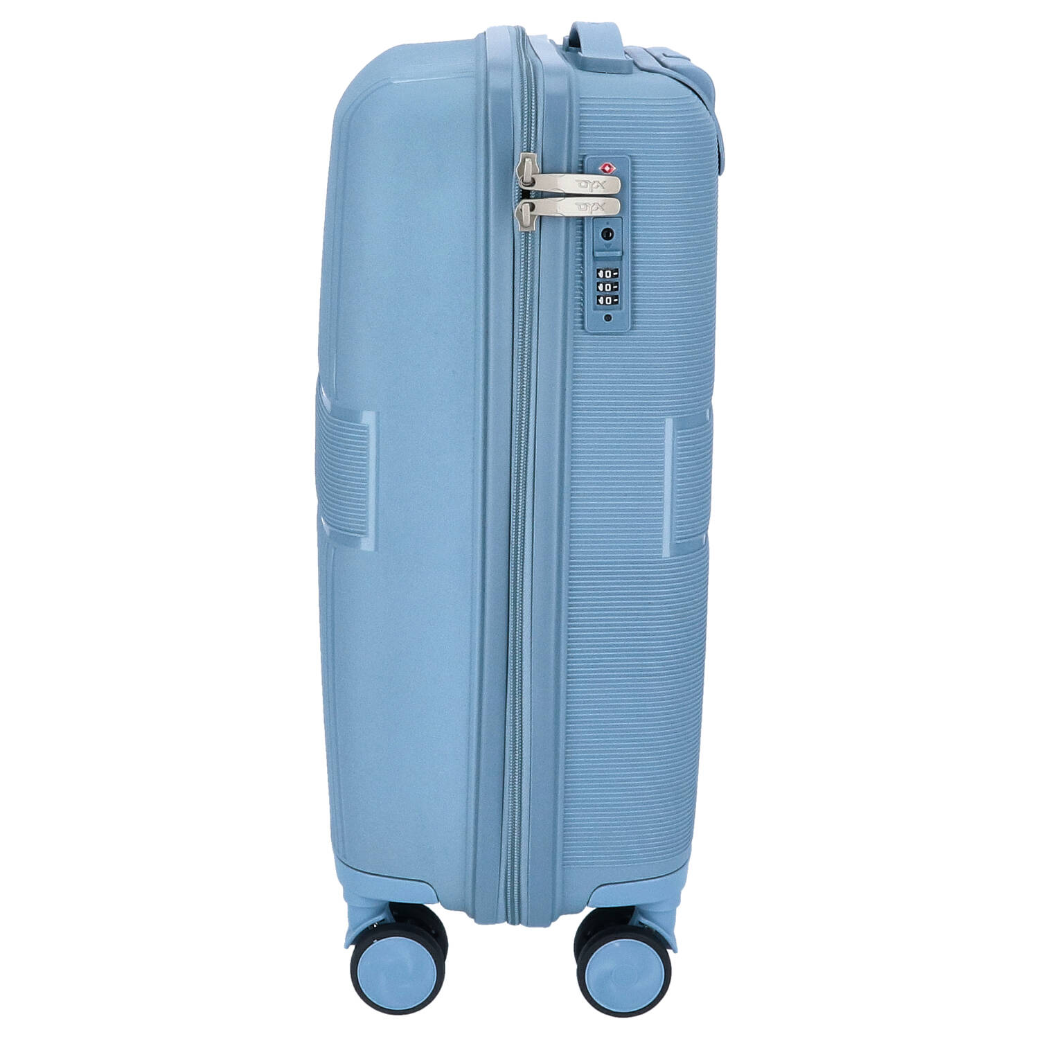 DYX 4 Rollen Koffer S 56 cm Rom blau Abbildung 3