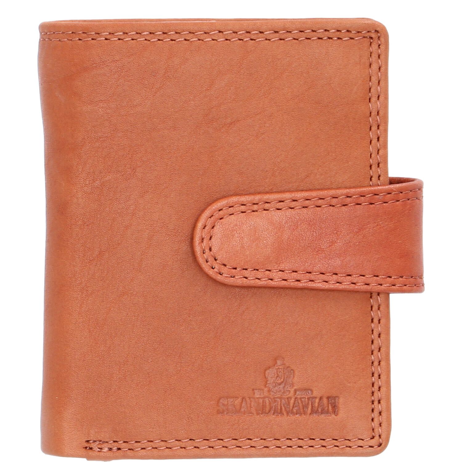 The Skandinavian Brand Leder Geldbörse, Krditkartenetui - Cognac Abbildung 1