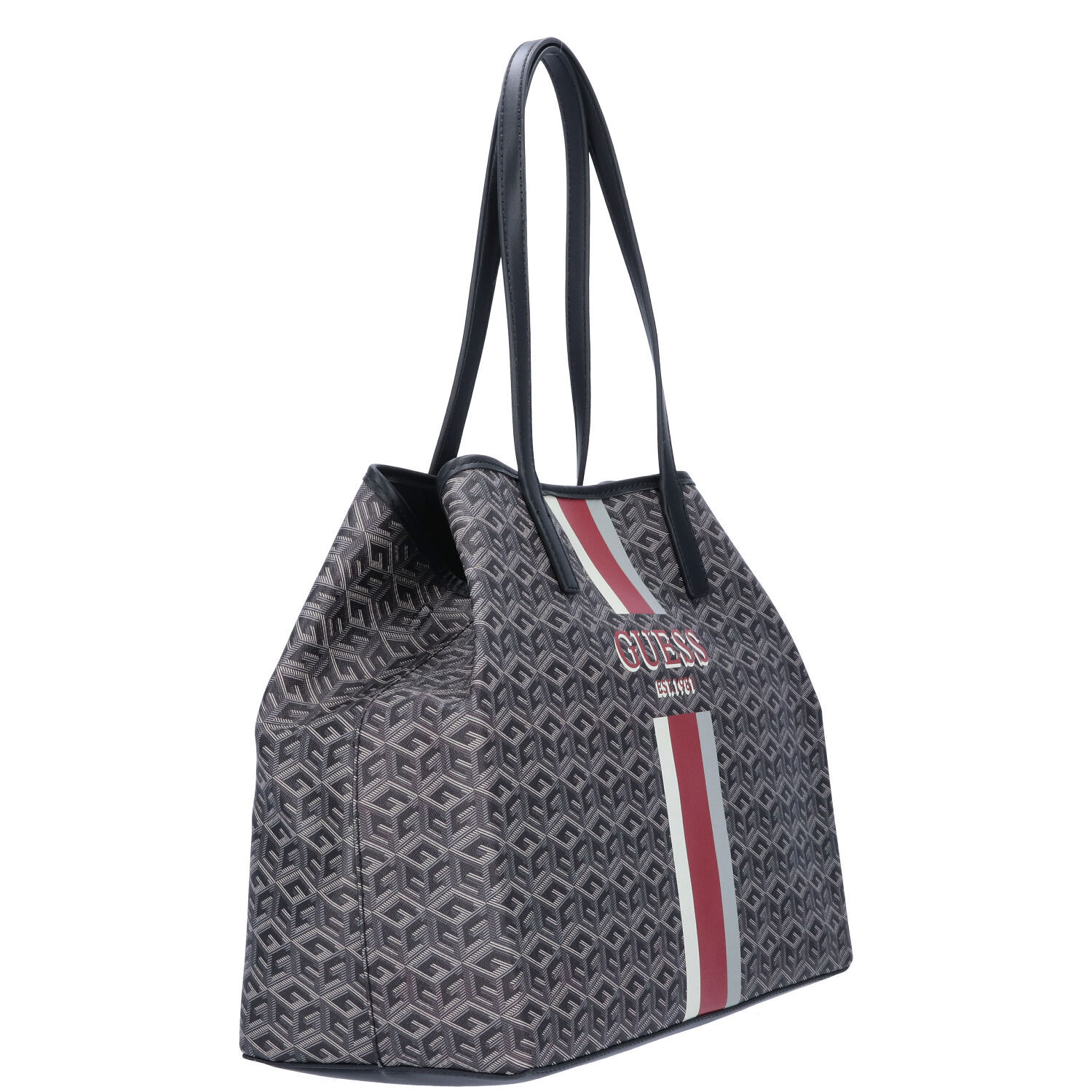 GUESS Damen Shopper Vikky Charcoal Logo Abbildung 3