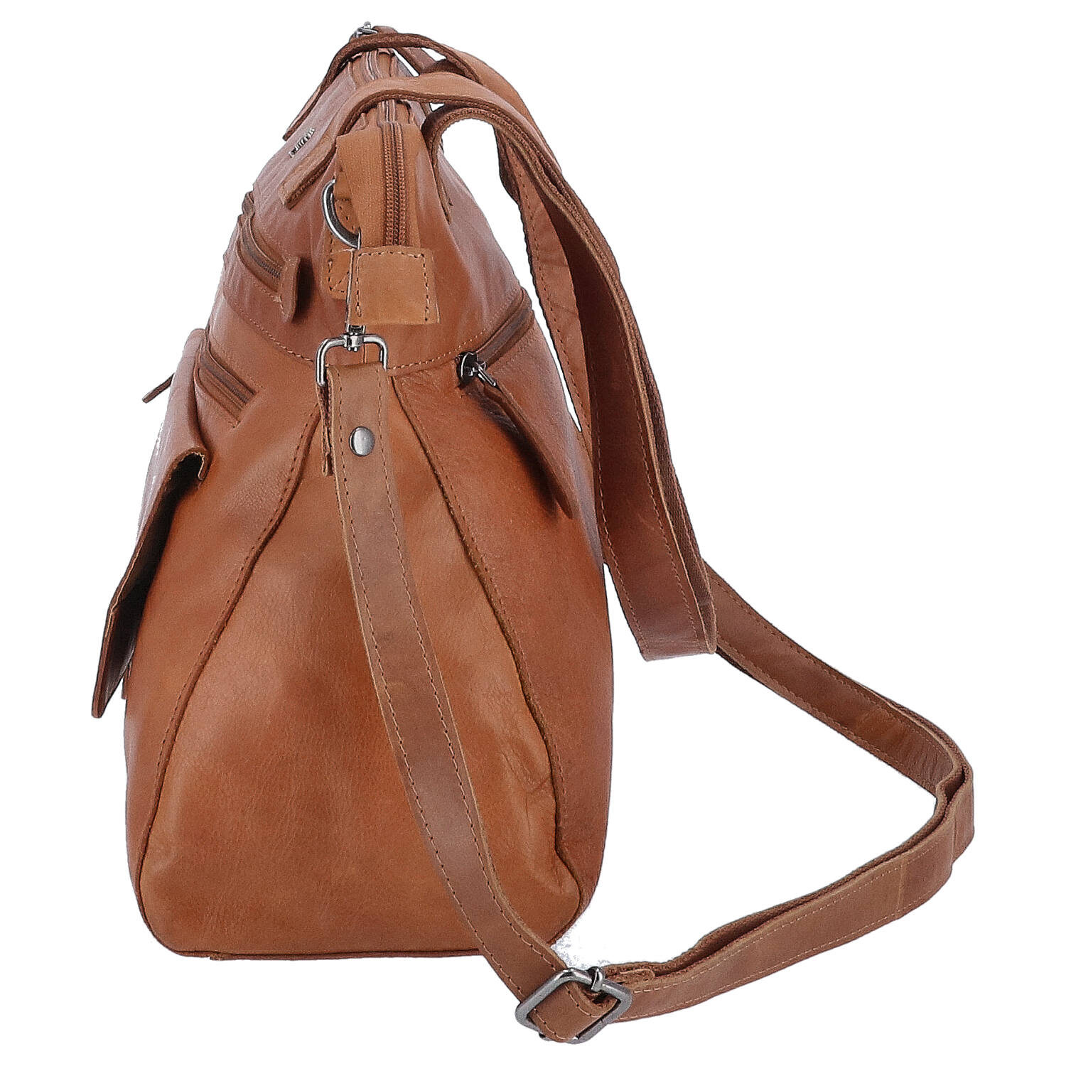The Skandinavian Brand Damenshopper Leder - Cognac Abbildung 5
