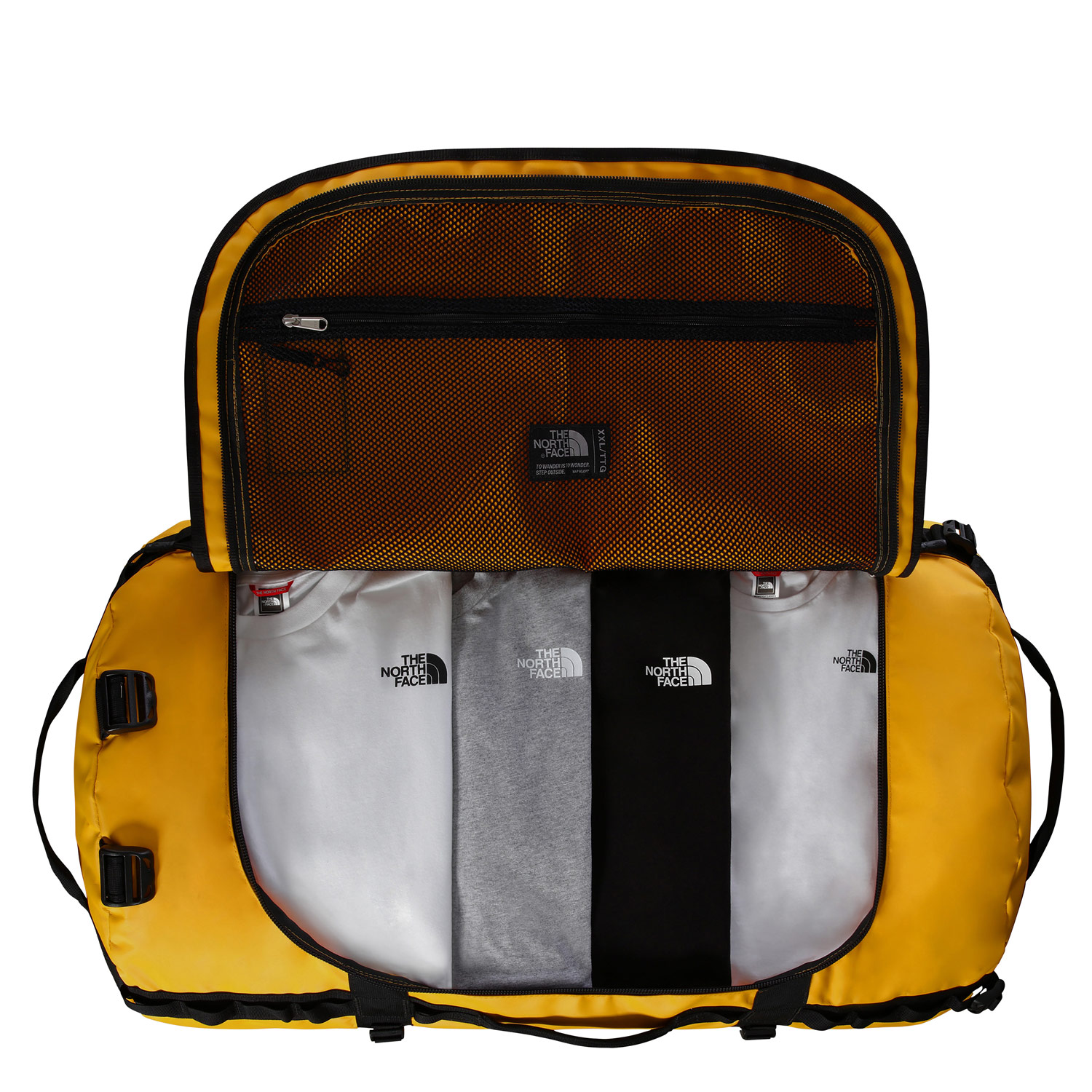 The North Face Reise/-Sporttasche Rucksack Base Camp Duffel XXL Summit Gold-TNF Black-N Abbildung 3