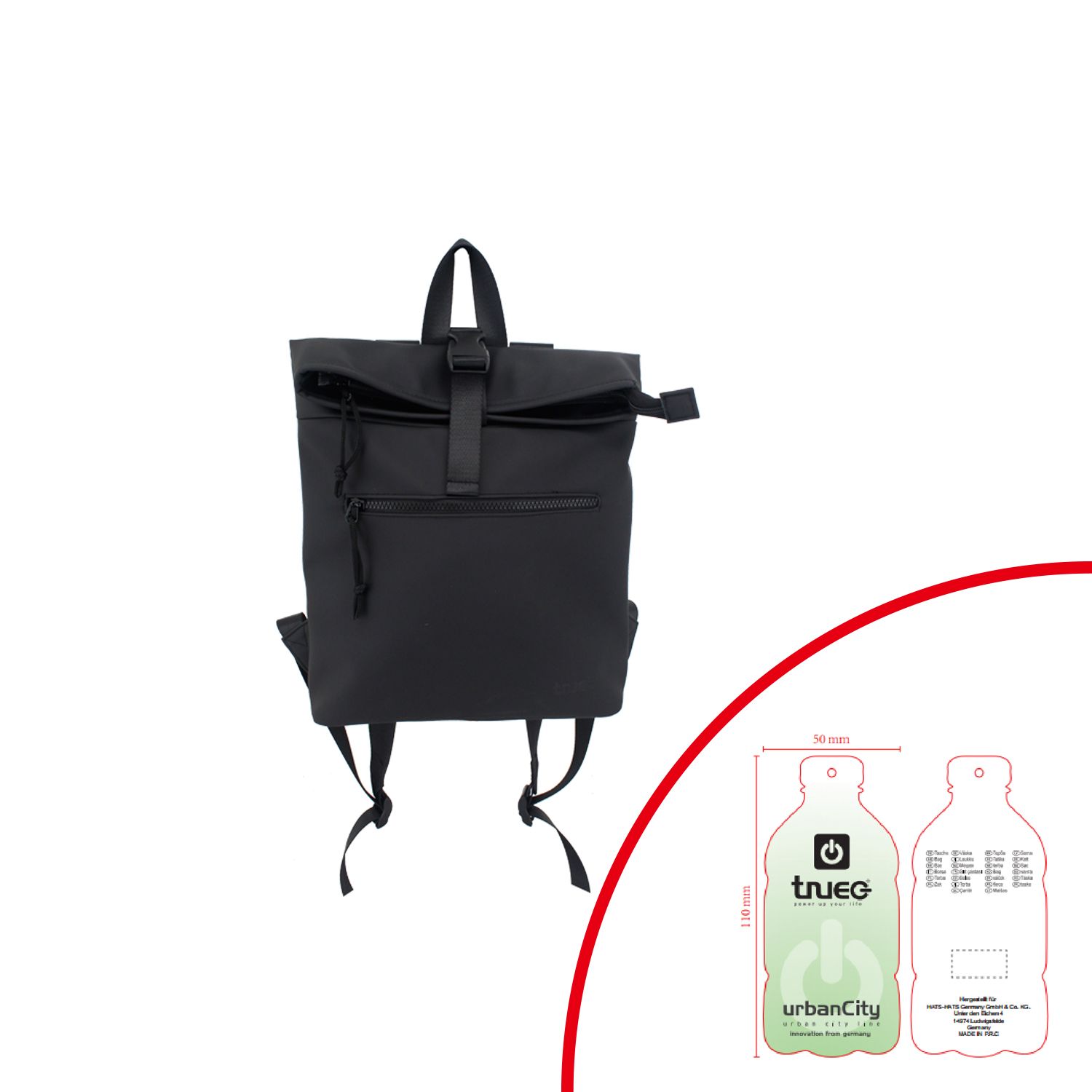 TheTrueC Freizeitrucksack Nele 00-schwarz Abbildung 4