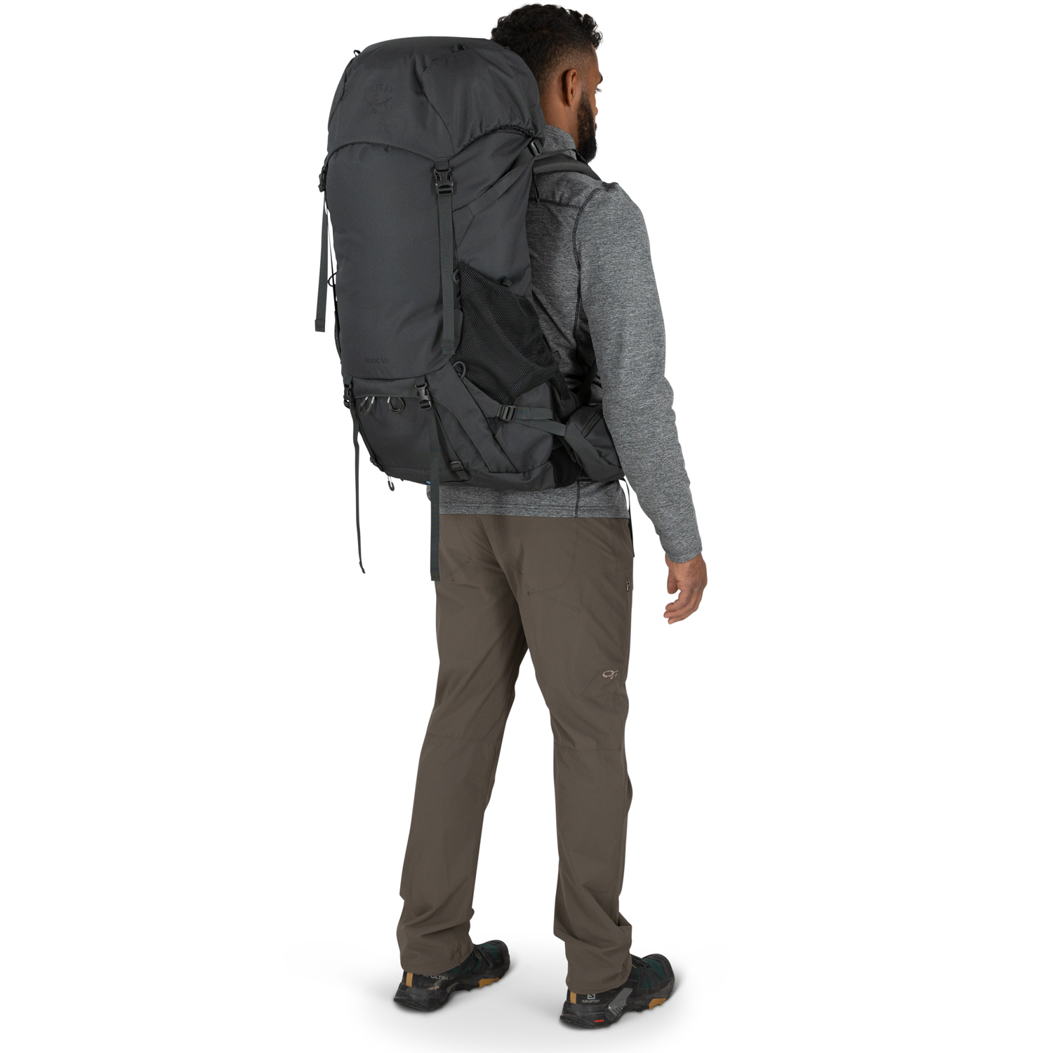 OSPREY Wander/Trekkingrucksack Rook 50 Dark Charcoal/Silver Lining Abbildung 3