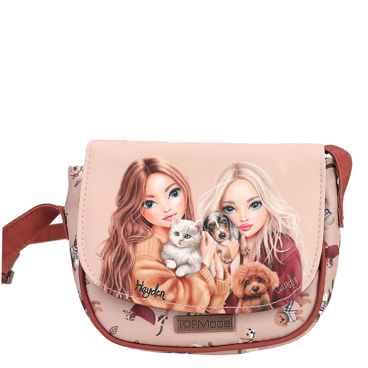 Depesche Umhängetasche TOPModel FUR EVER FRIENDS Rose und Kupfer Abbildung 1