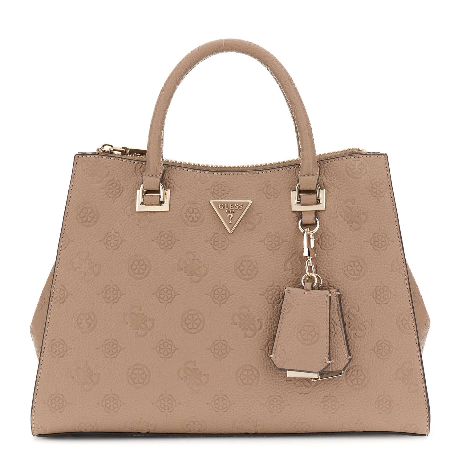 GUESS Handtasche Cresidia II Dark Taupe Logo Abbildung 6