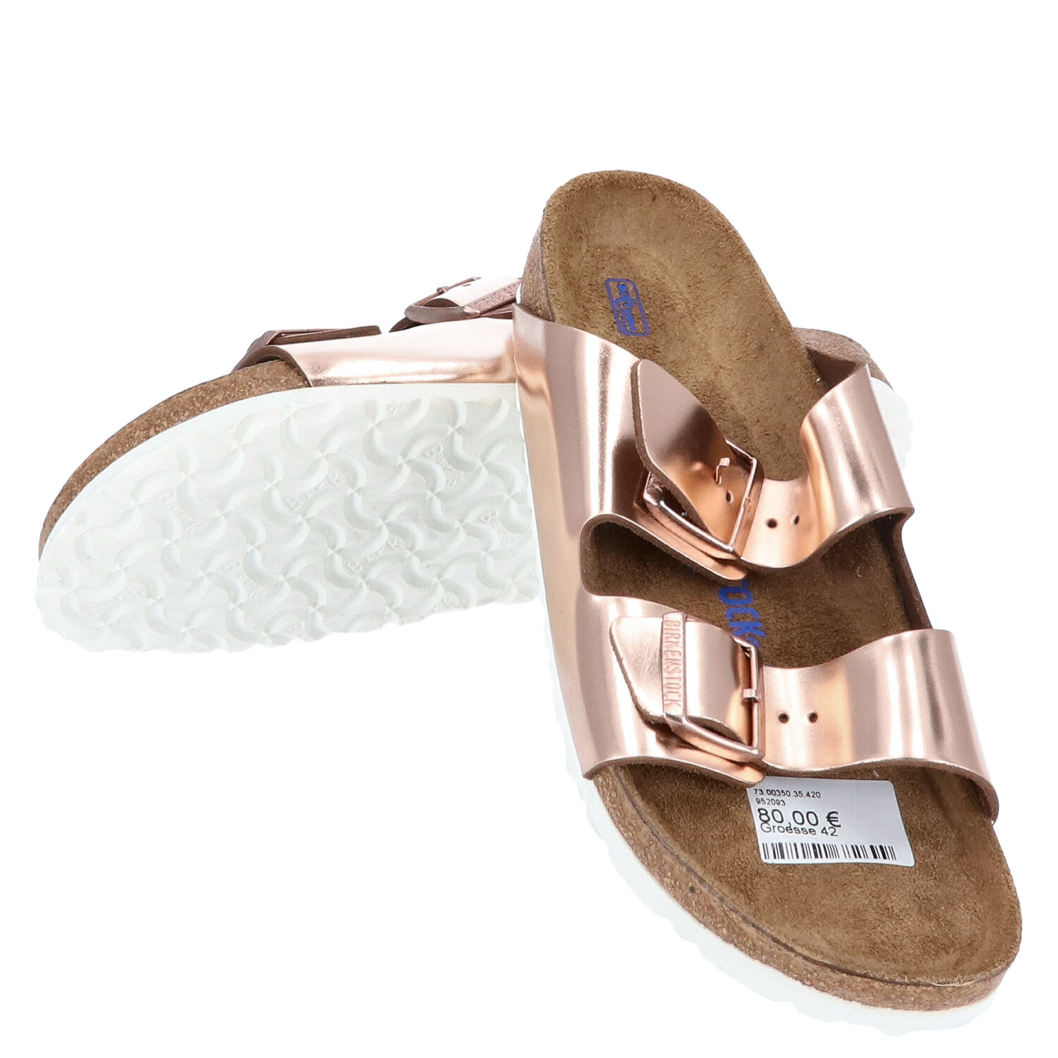 Birkenstock Sandalen Größe 42 Arizona BS Metallic Copper   Abbildung 1