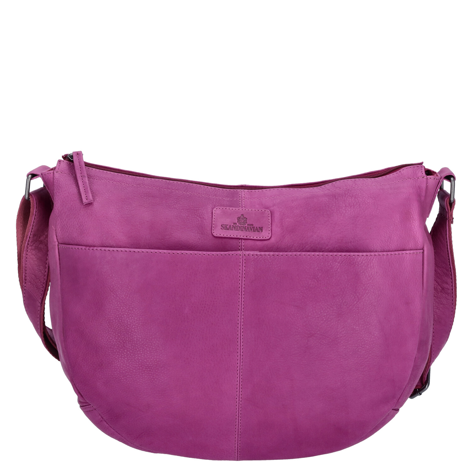 The Skandinavian Brand Leder Umhängetasche - Purple Abbildung 4