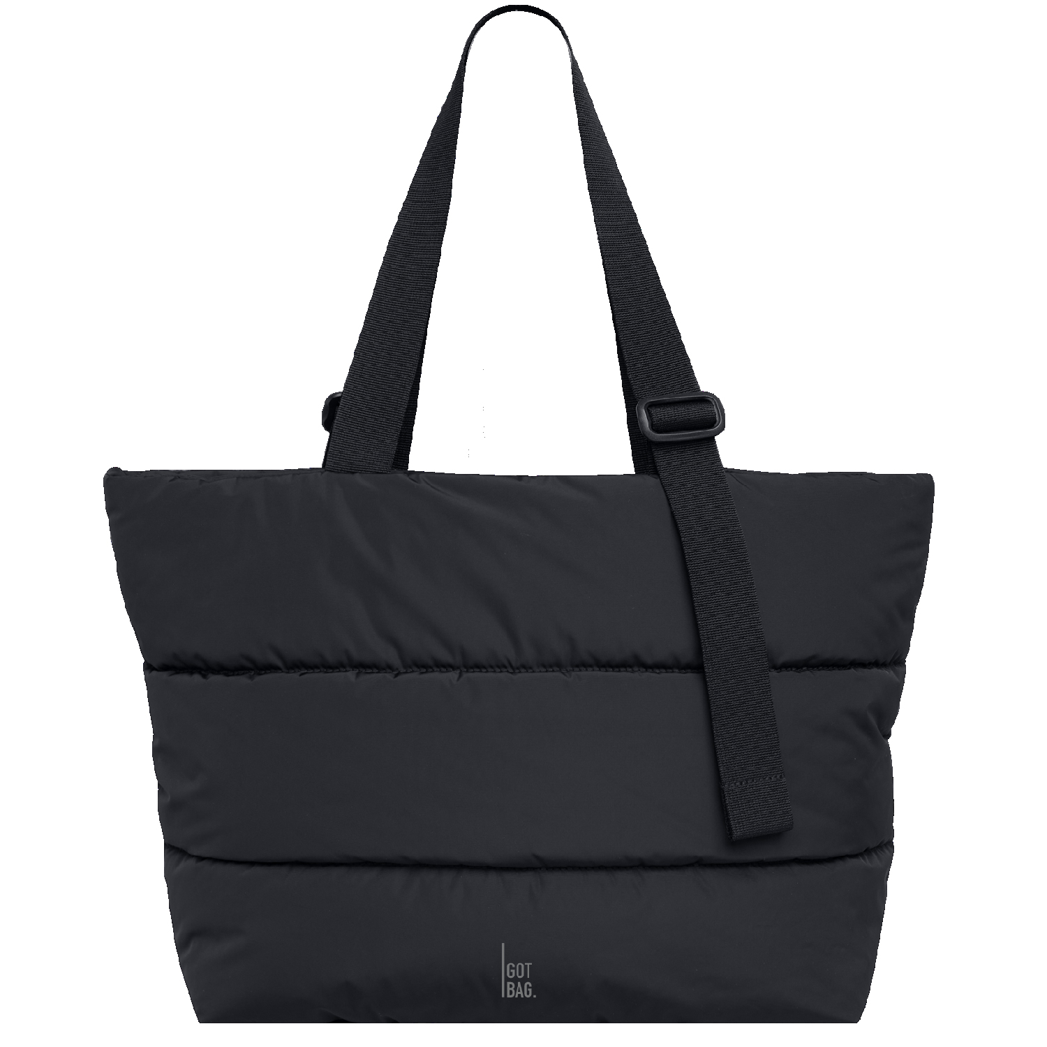 Got Bag Shopper Puffer Tote Bag monochrome black