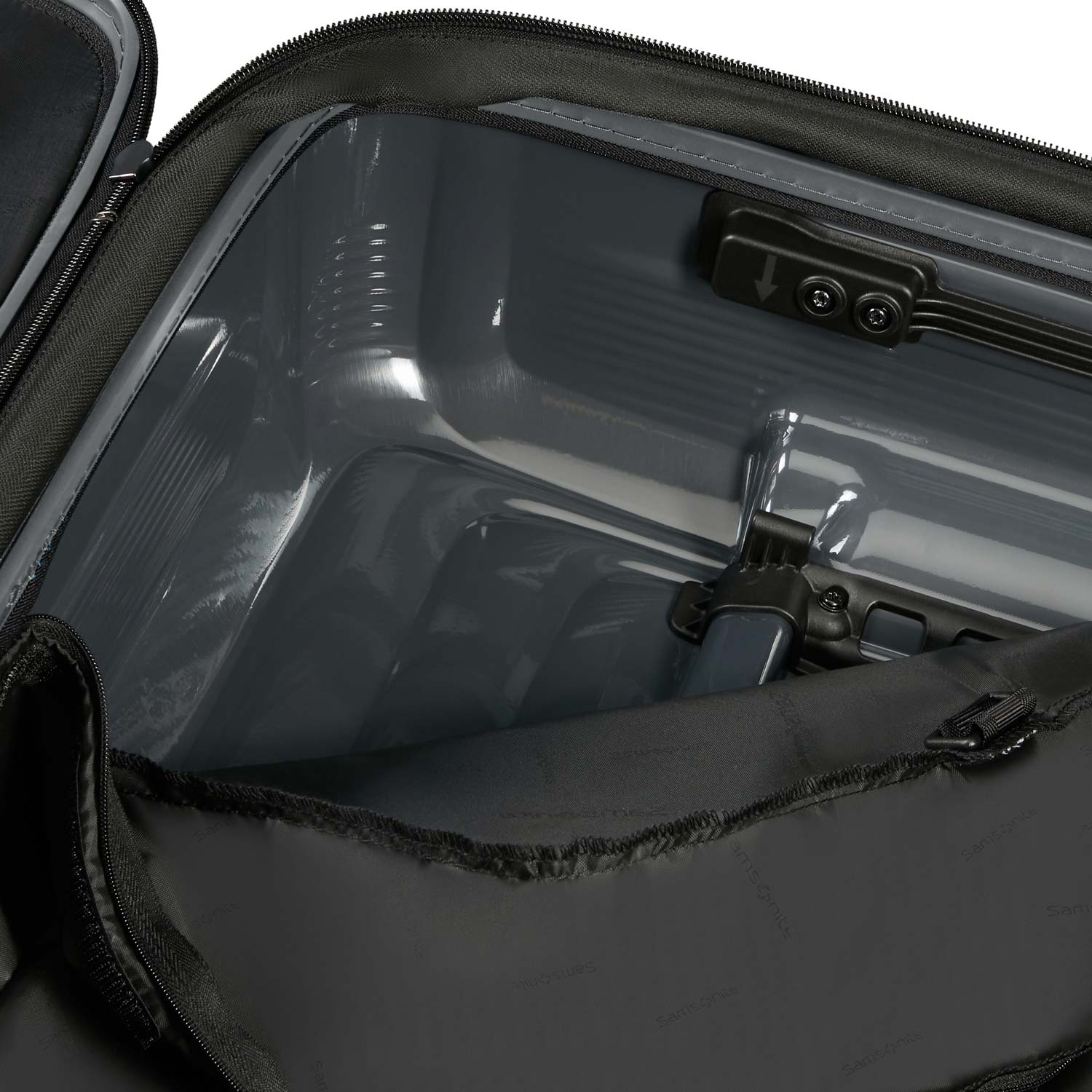 Samsonite Trolley mit 4 Rollen 75cm EXP. Nuon Matt Silver Abbildung 8