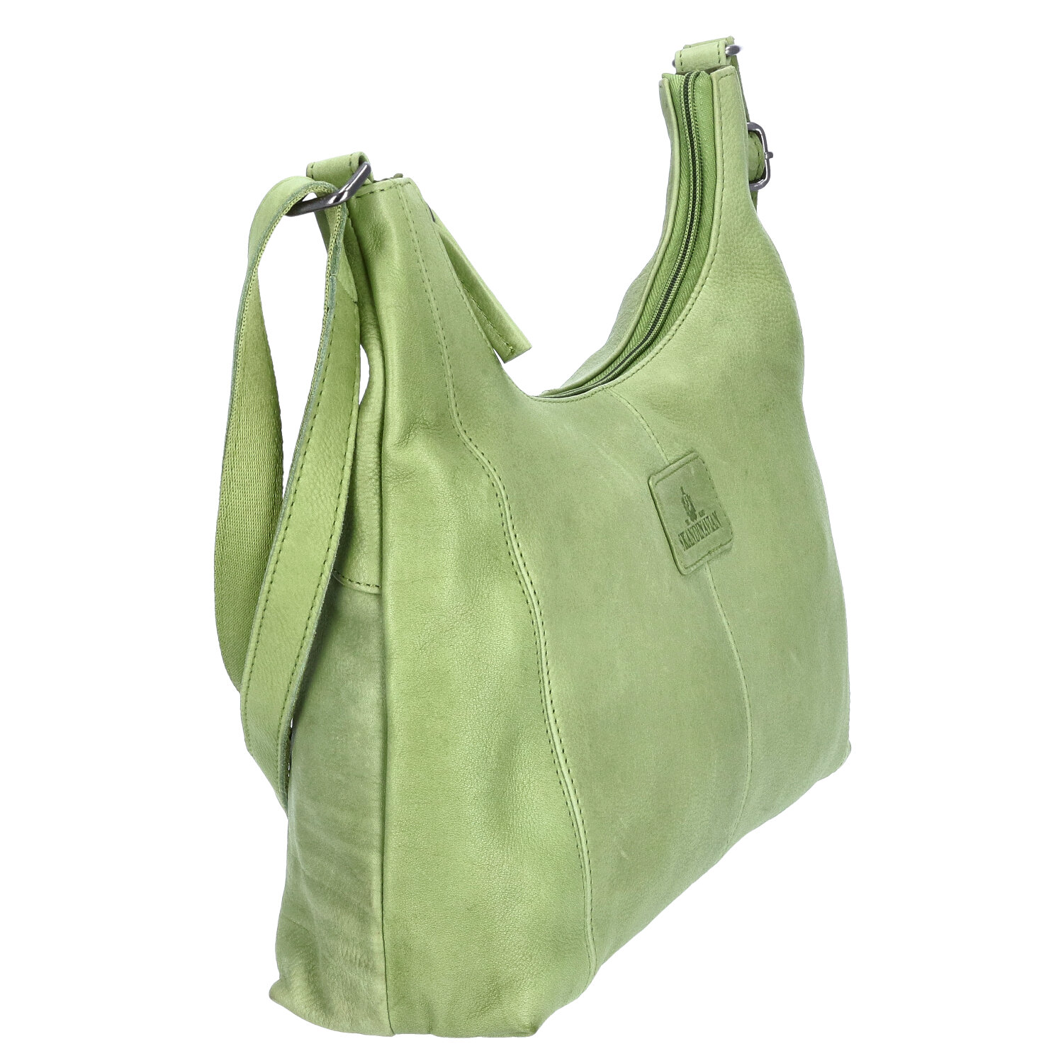 The Skandinavian Brand Leder Umhängetasche  Green Abbildung 3