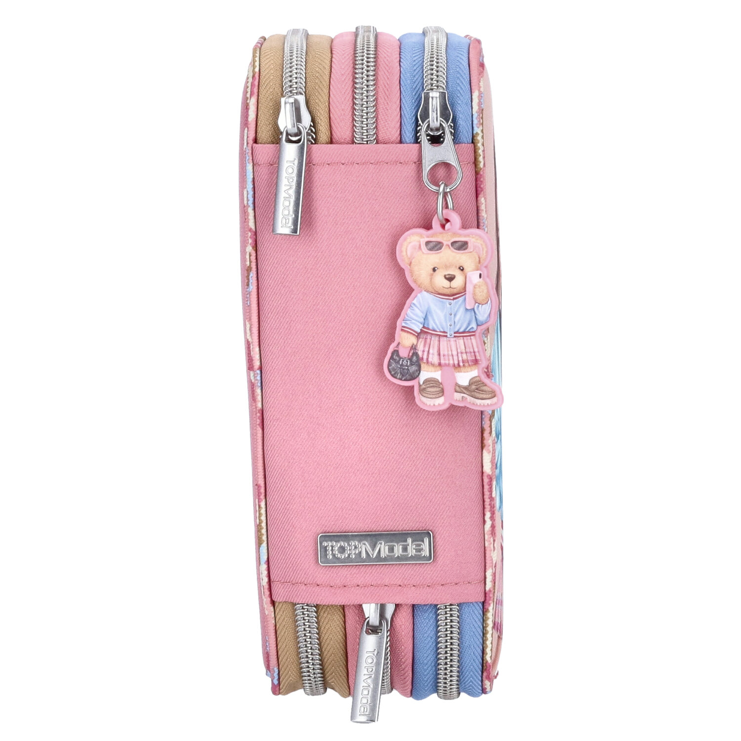 Depesche 3-Fach Federtasche TOPModel TEAM TEDDY 89-Pink Abbildung 3