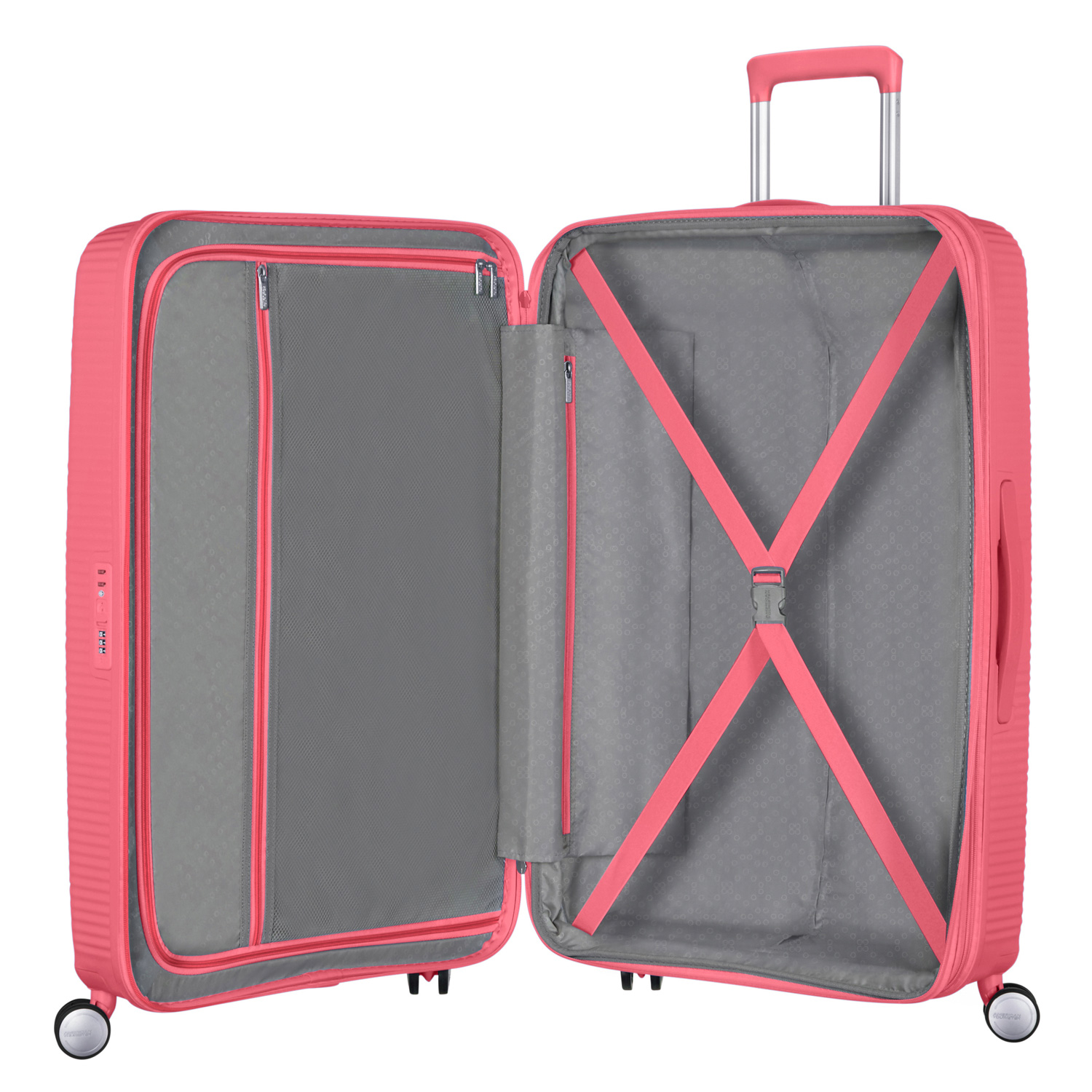 American Tourister Trolley mit 4 Rollen 77 cm Soundbox SUN KISSED CORAL Abbildung 6