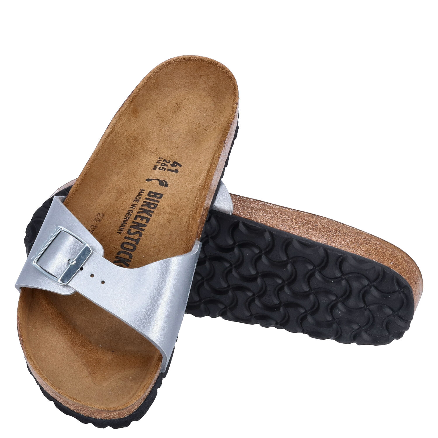 Birkenstock Sandalen Größe 41 Madrid BS Silver   Abbildung 1
