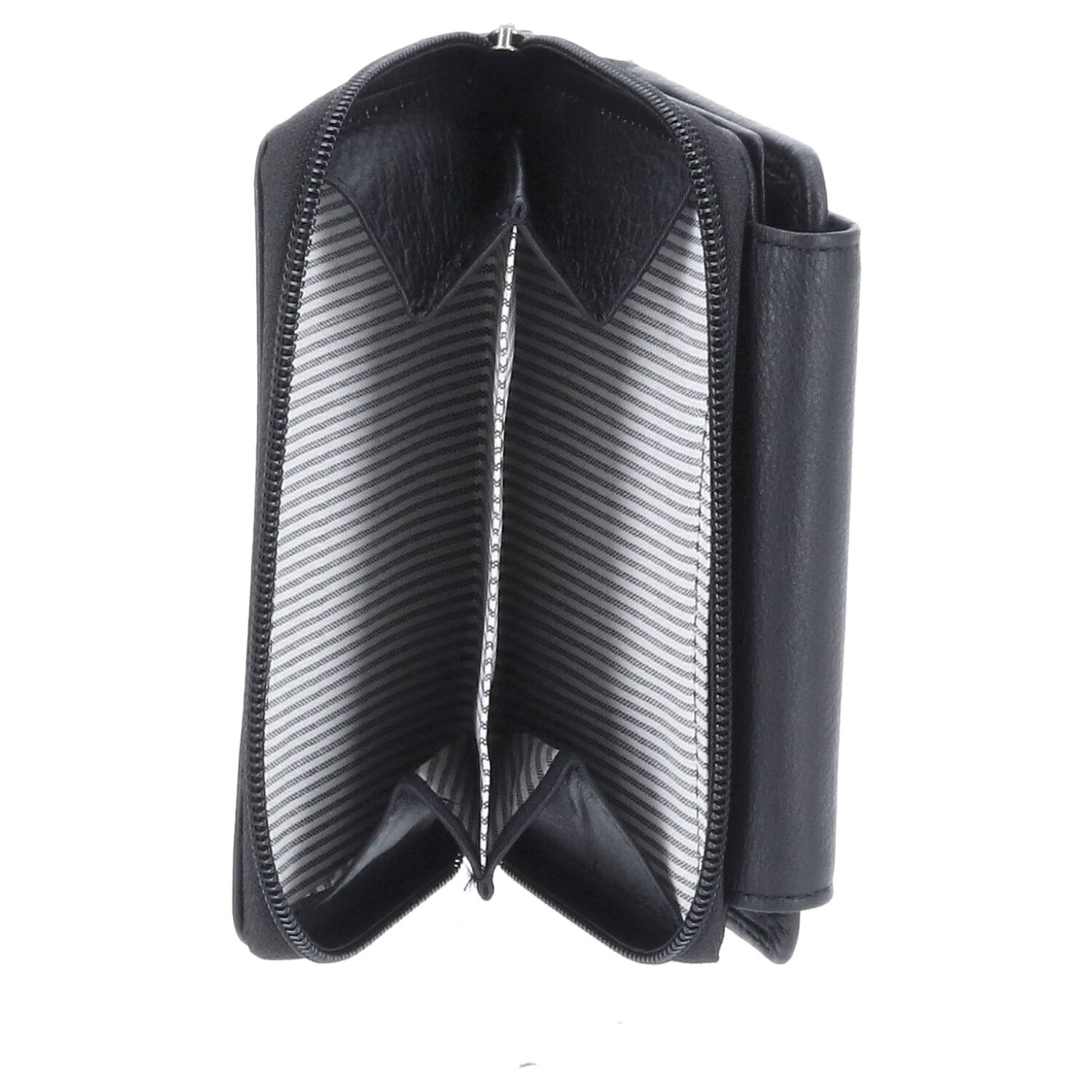 The Skandinavian Brand Damenbörse mit Zipper - Black Abbildung 4
