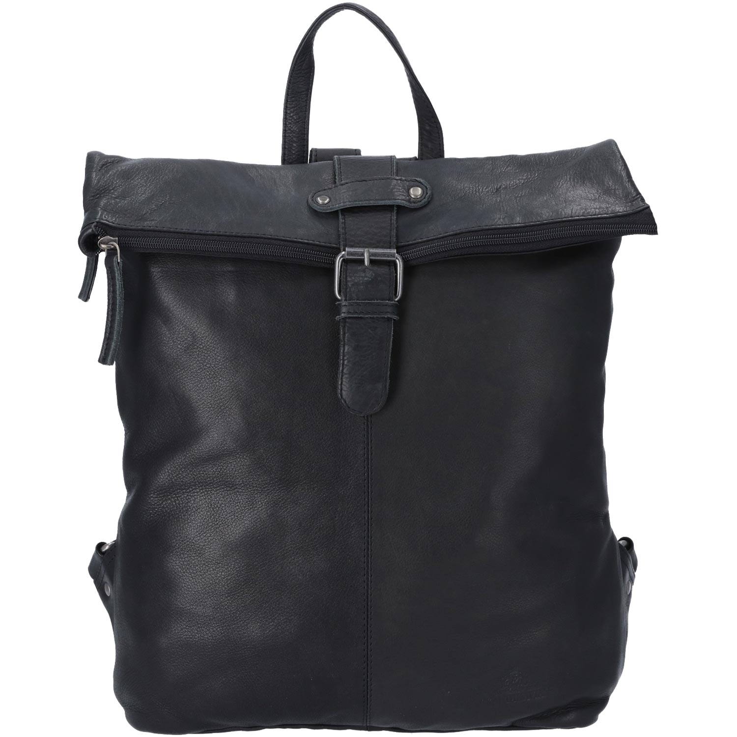 The Skandinavian Brand Damen Leder Rucksack  schwarz