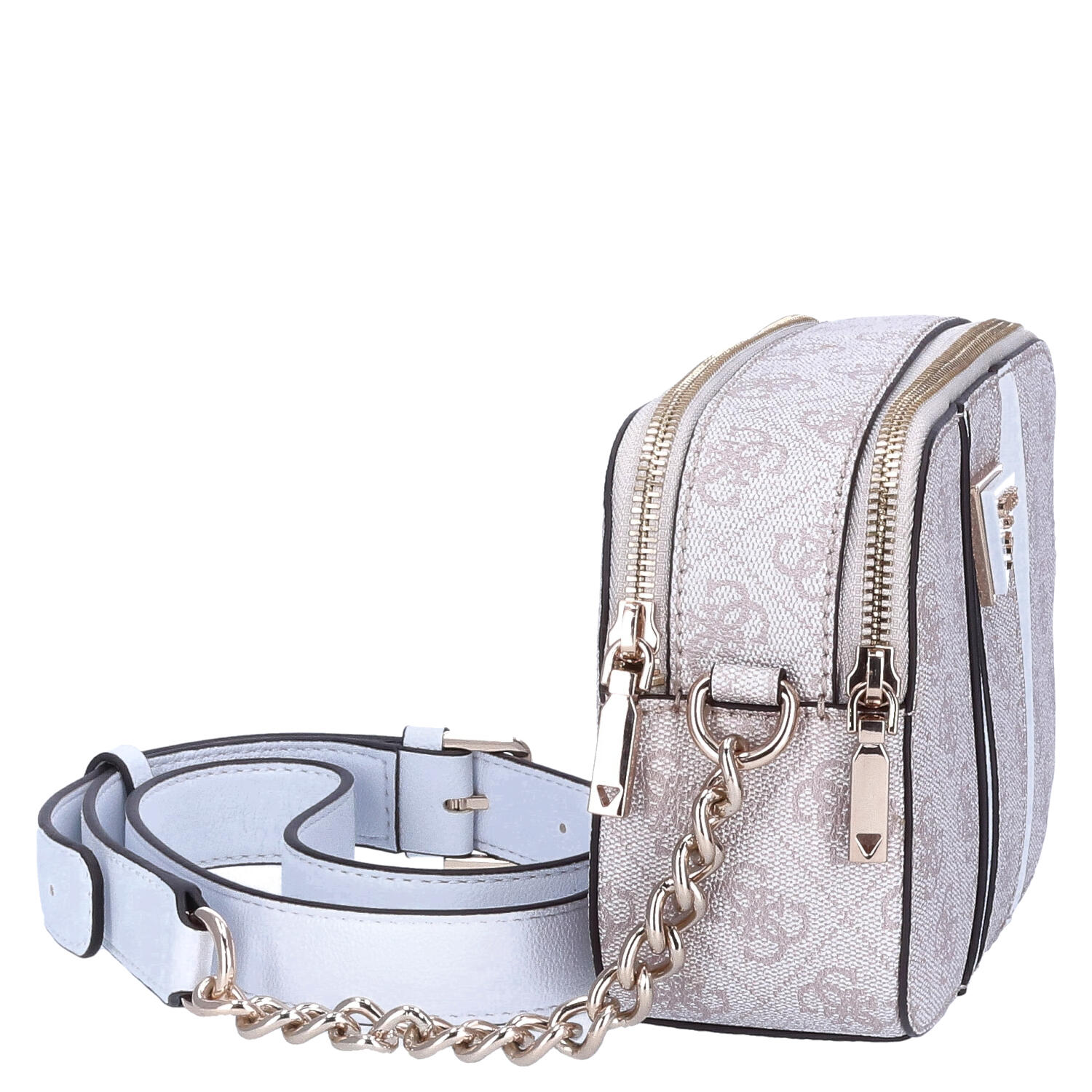 GUESS Damen Umhängetasche Noreen Dove Logo Abbildung 4